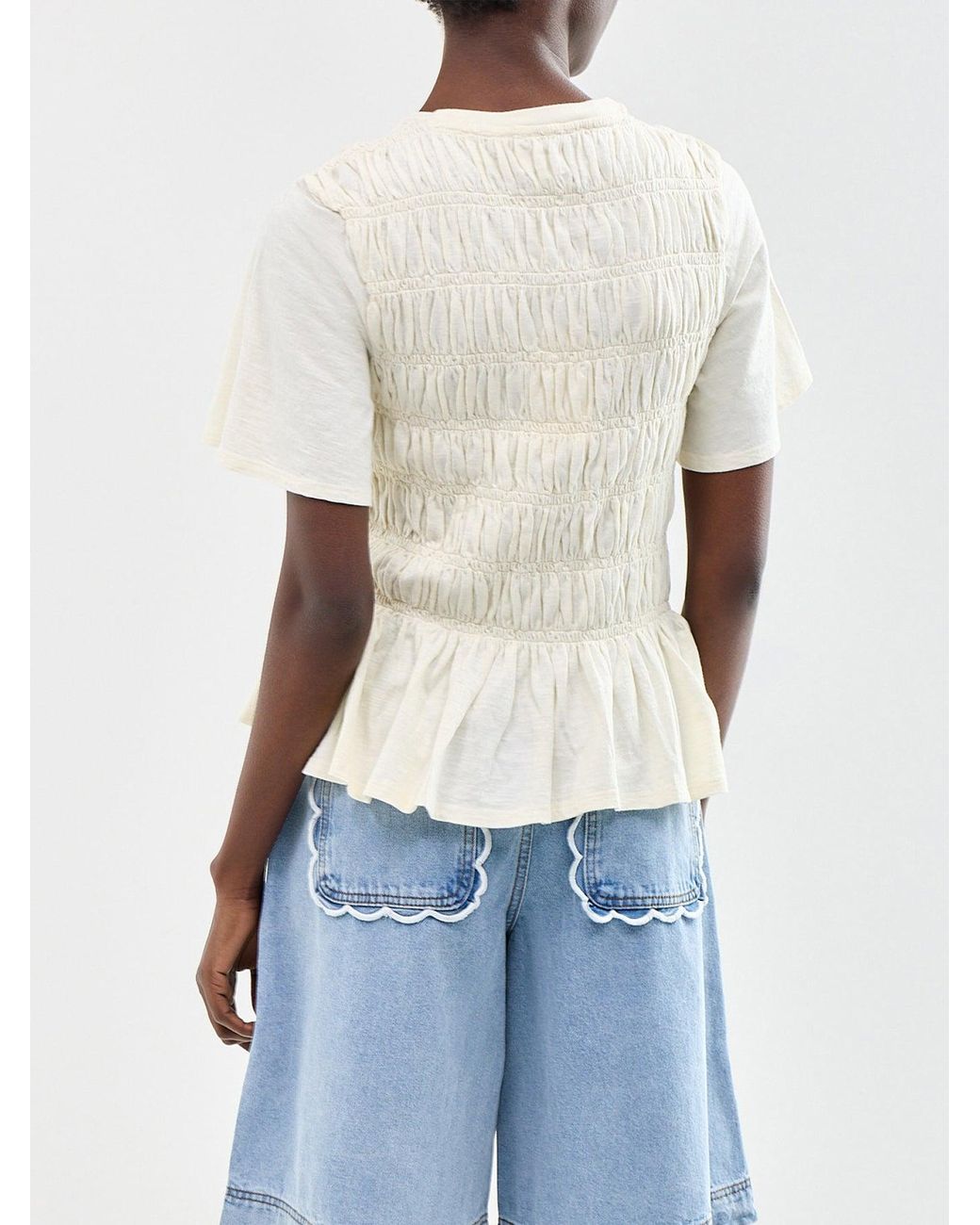 FRNCH White Marica Top Cream