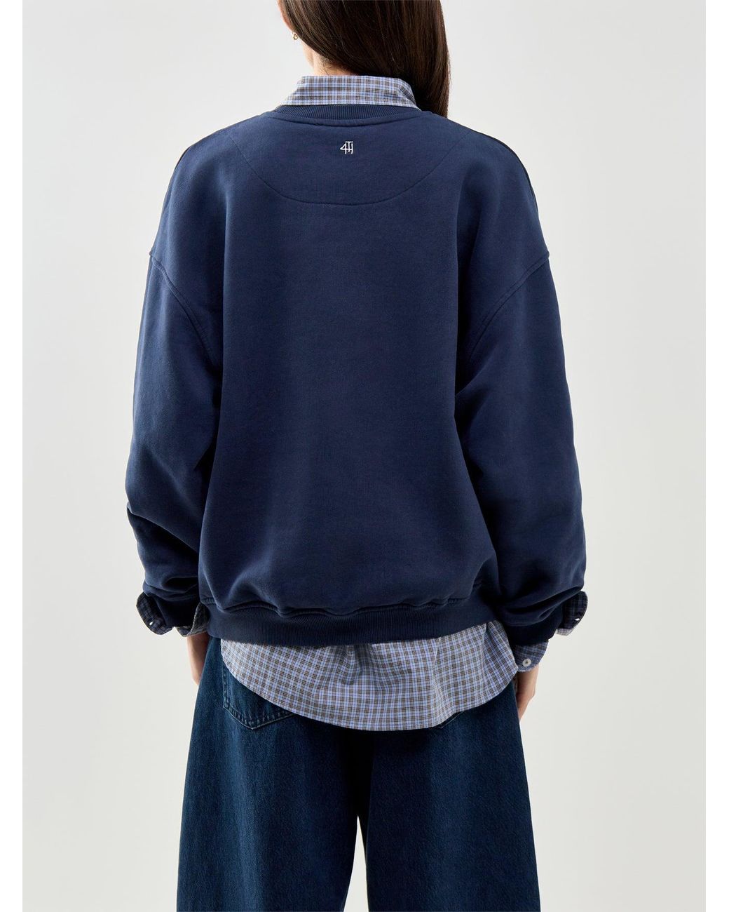 4th & Reckless Blue Capucine Sweatshirt