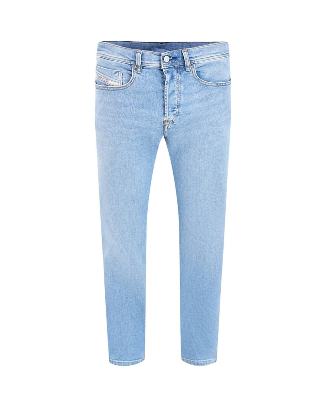 DIESEL Blue 2023 D-Finitive Tapered Fit Jeans for men