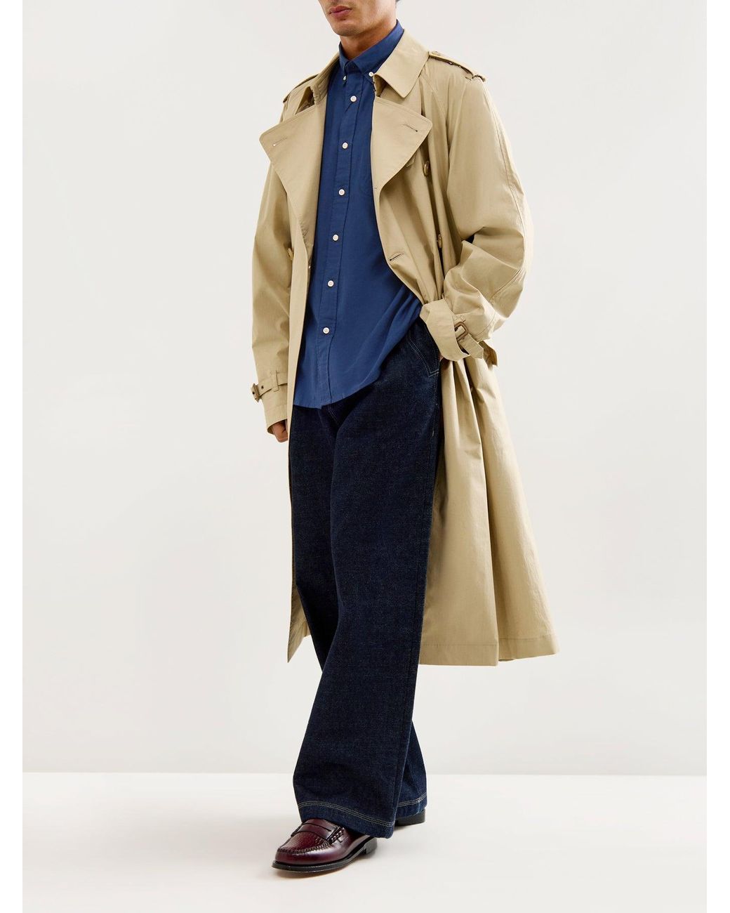 SELECTED Blue Oxford Shirt for men