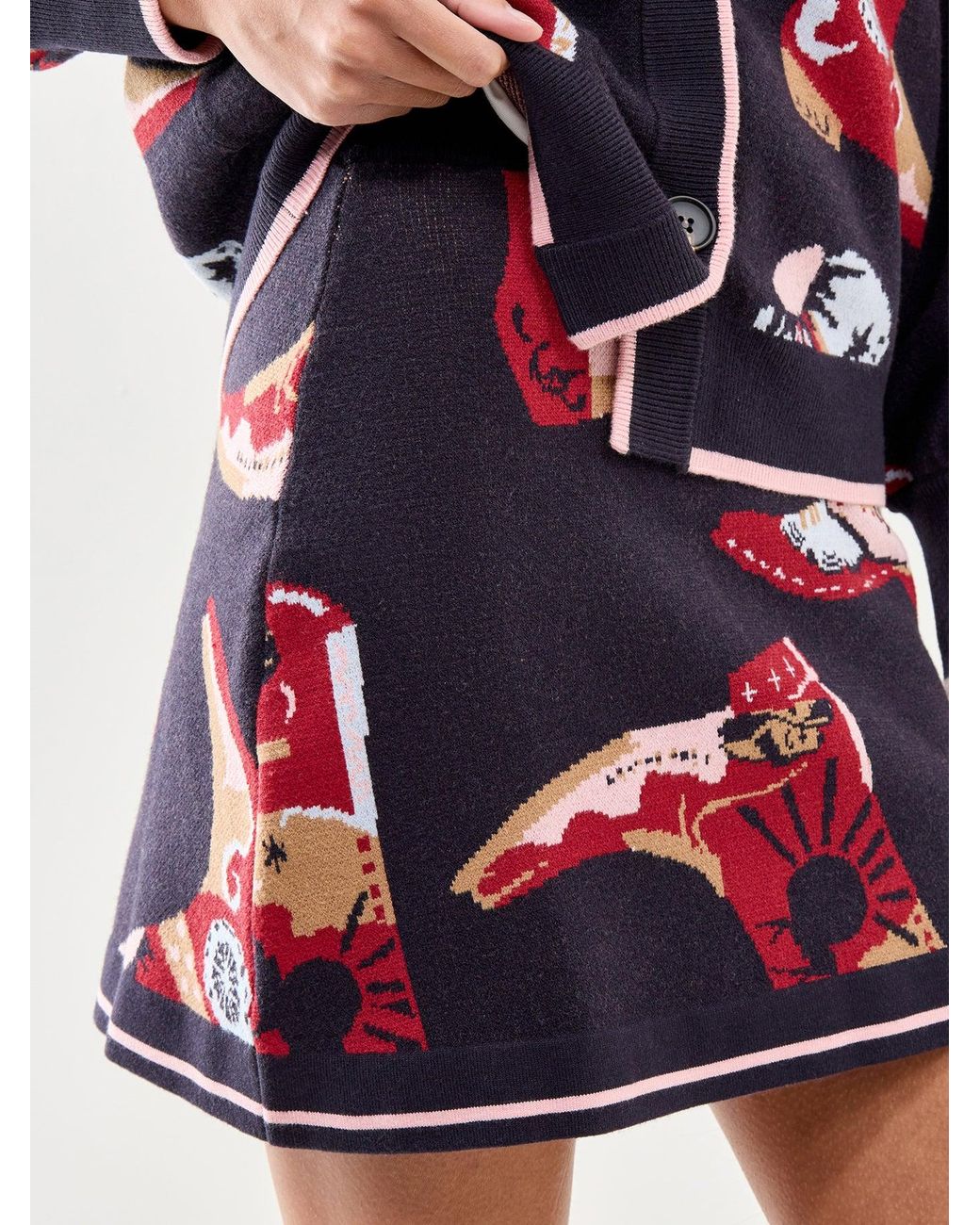 Never Fully Dressed Black Cowboy Boots Jake Skirt