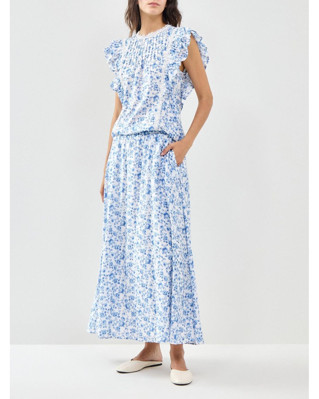 Vero Moda Blue Bliss Sleeveless Detail Blouse