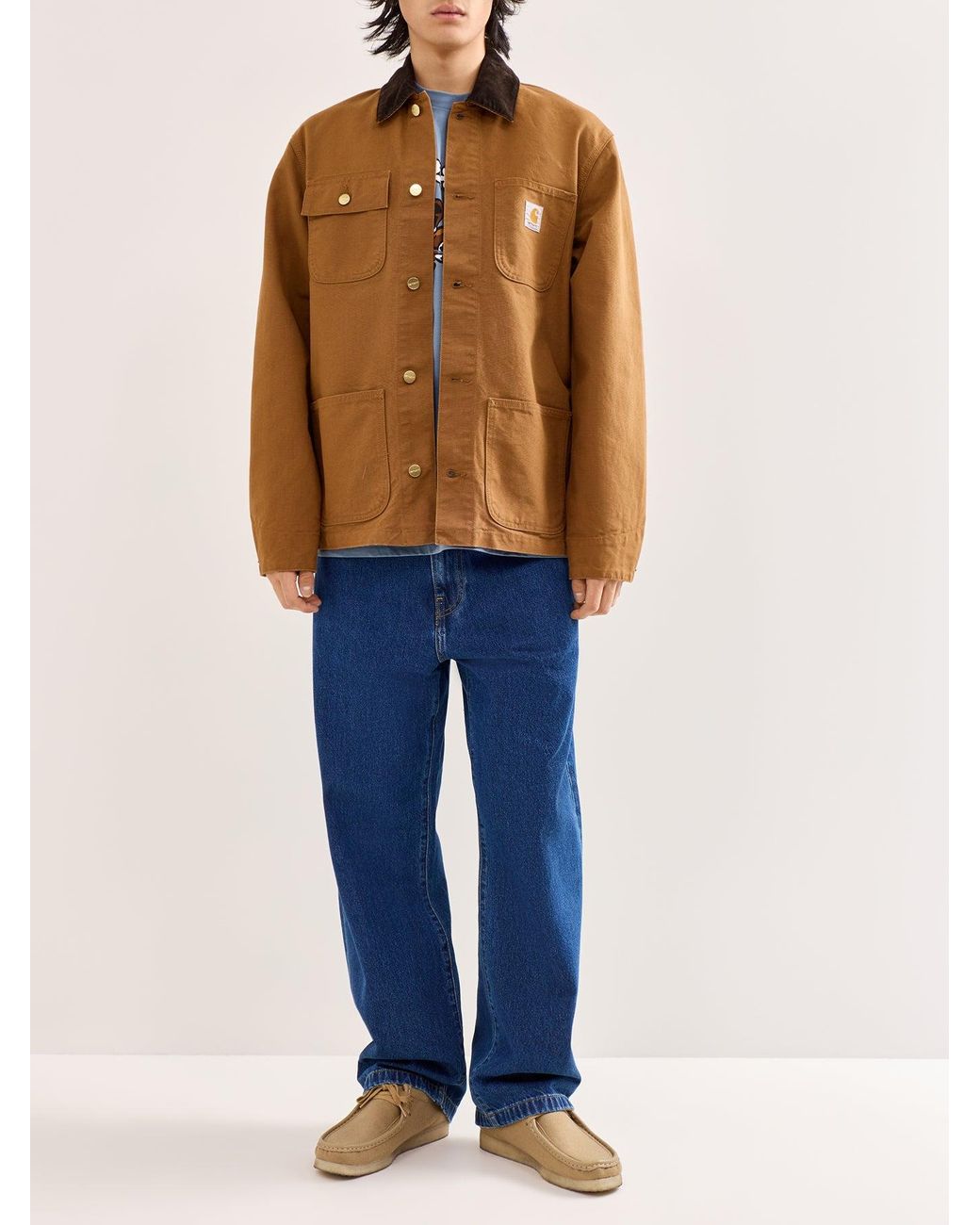 Carhartt Blue Michigan Coat for men