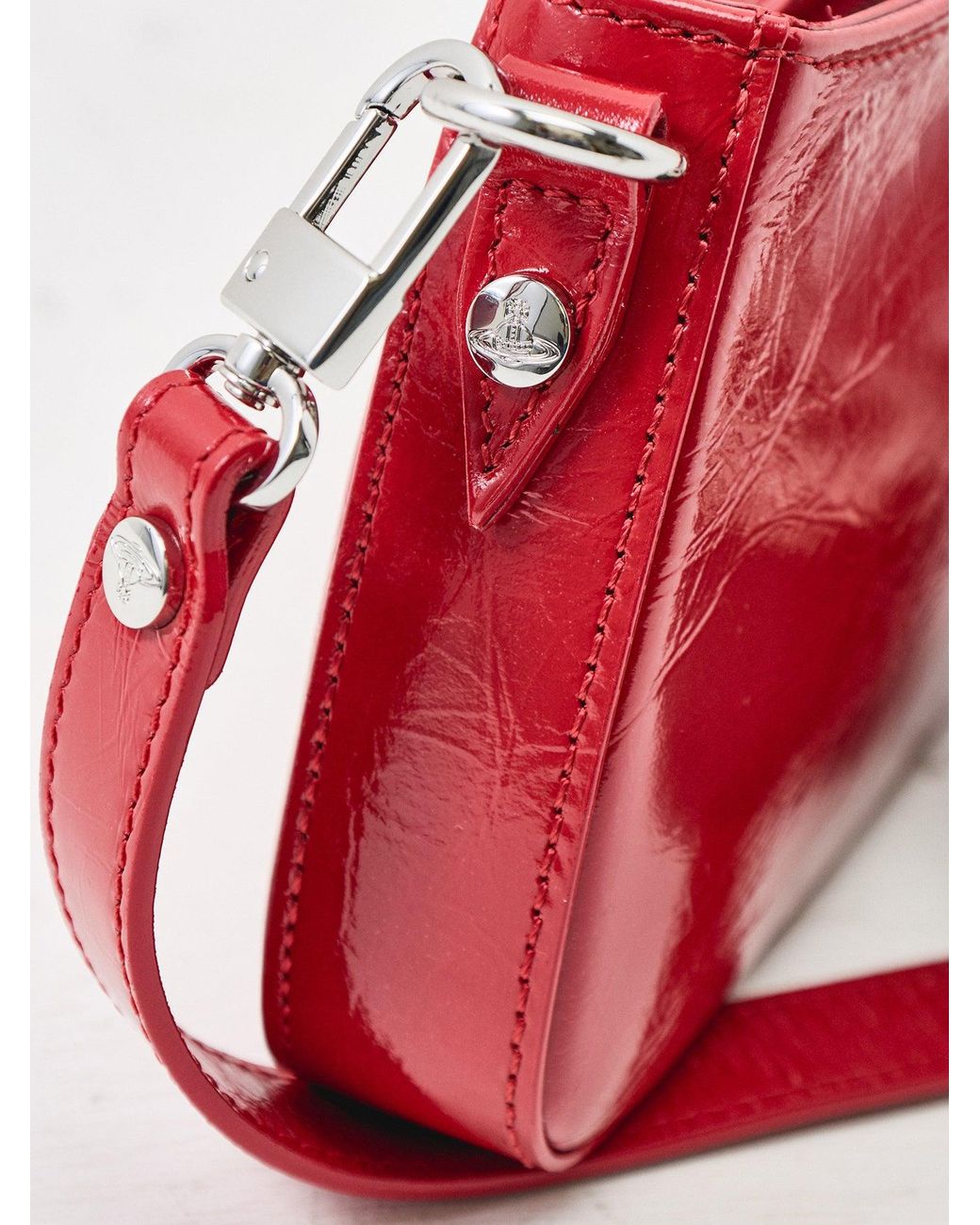 Vivienne Westwood Red Tasha Shoulder Phone Bag