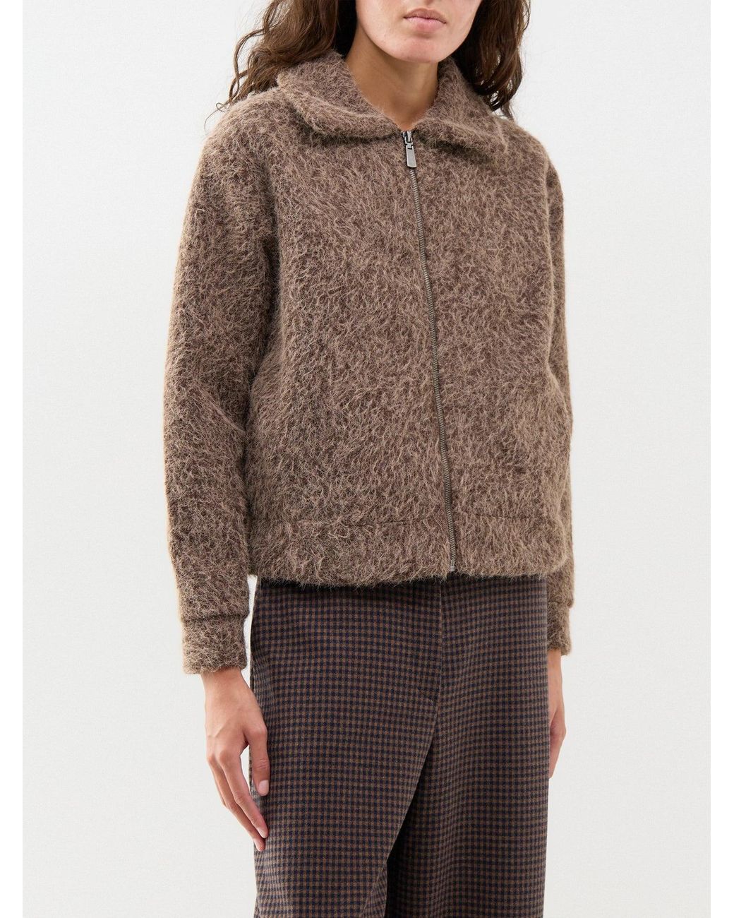 Soya Concept Brown Hira 2 Recycled Zip-Through Jacket