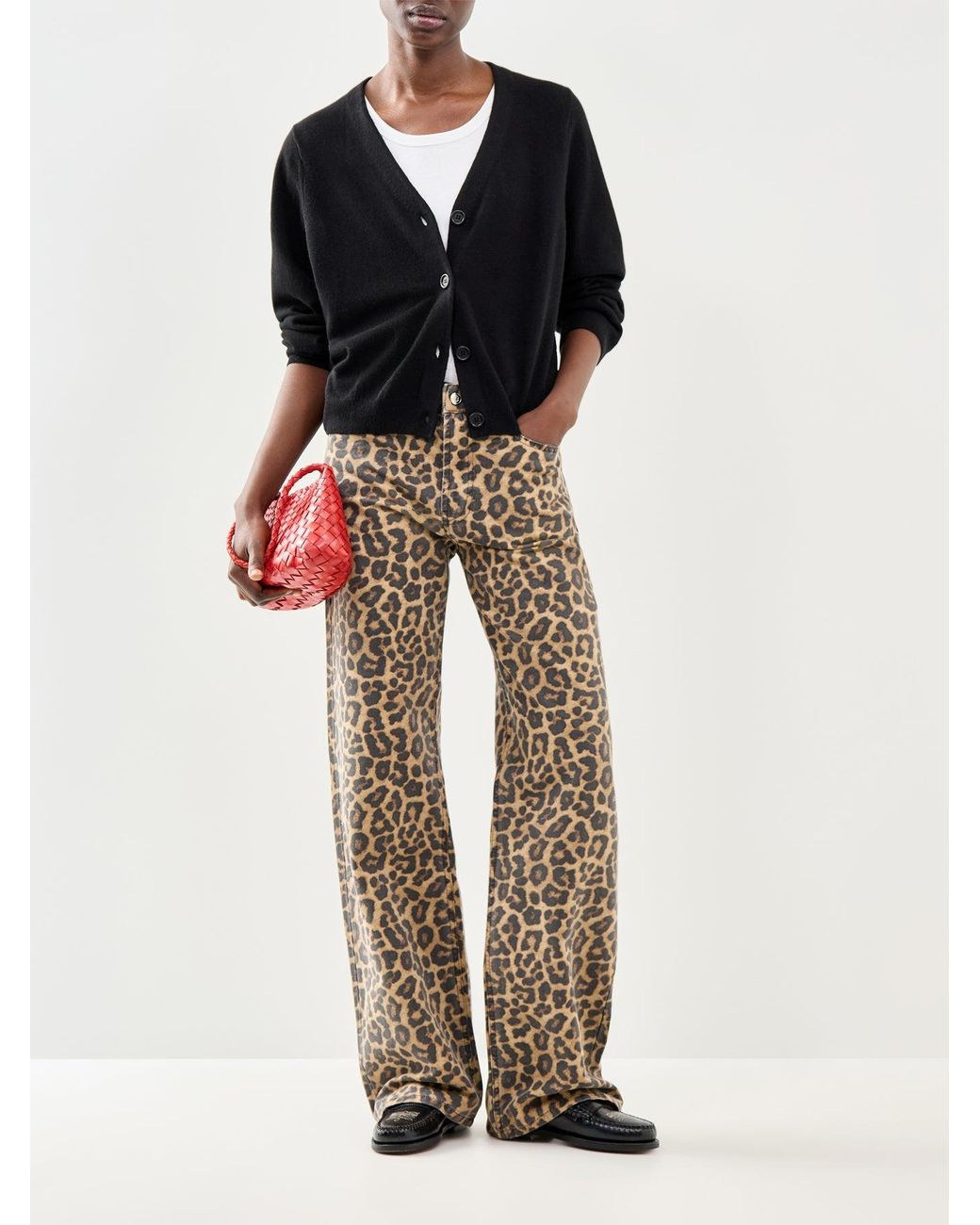 Chinti & Parker Black Cropped Boxy Cardigan