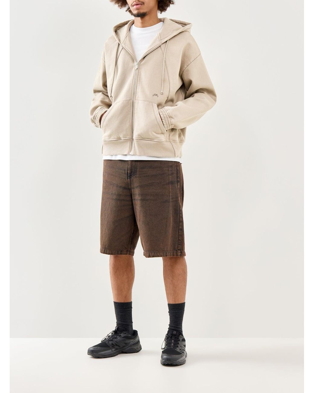 A_COLD_WALL* Natural Millbank Zip Hoodie for men