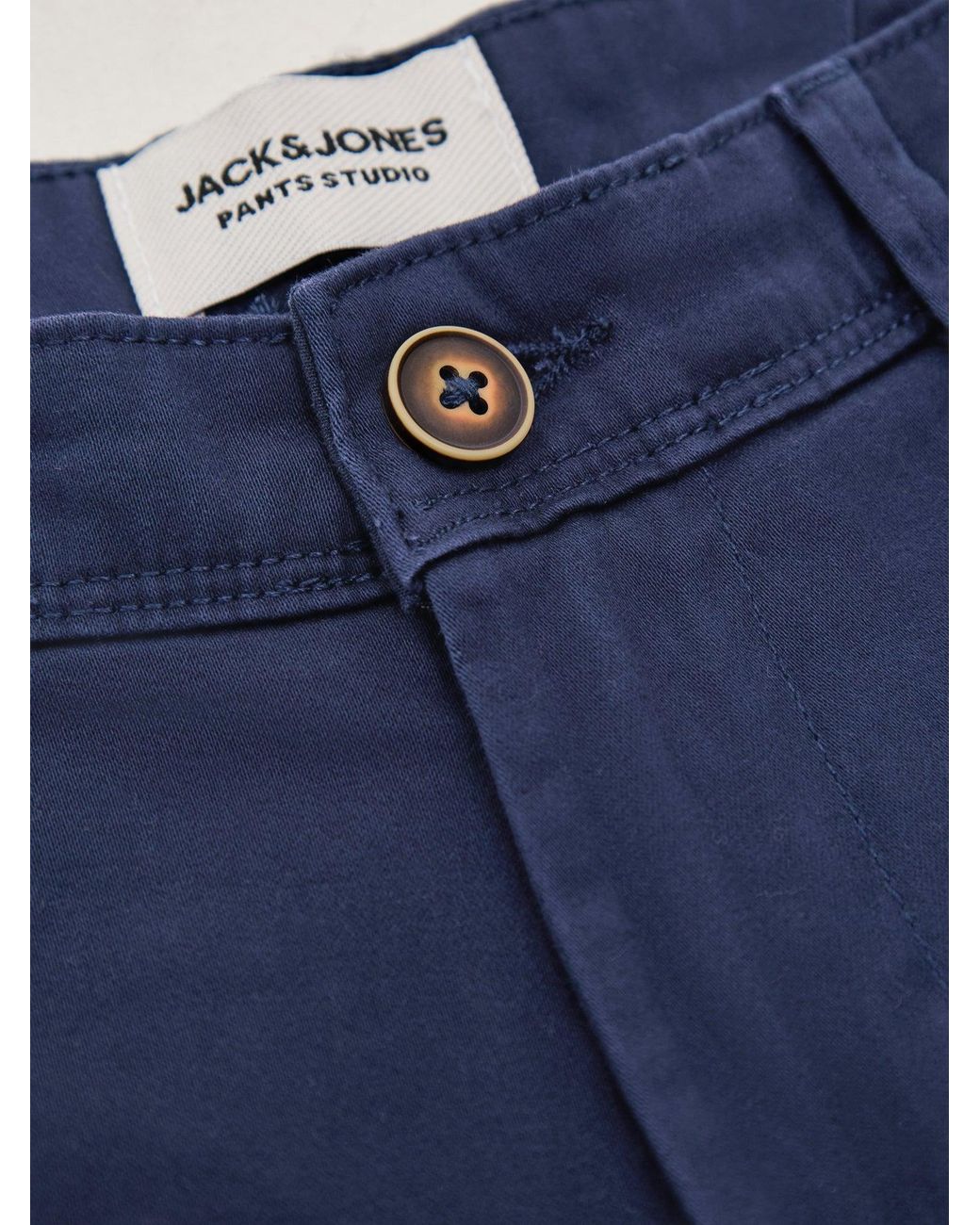 Jack & Jones Blue Jpstbowie Chino Shorts Regular Fit for men