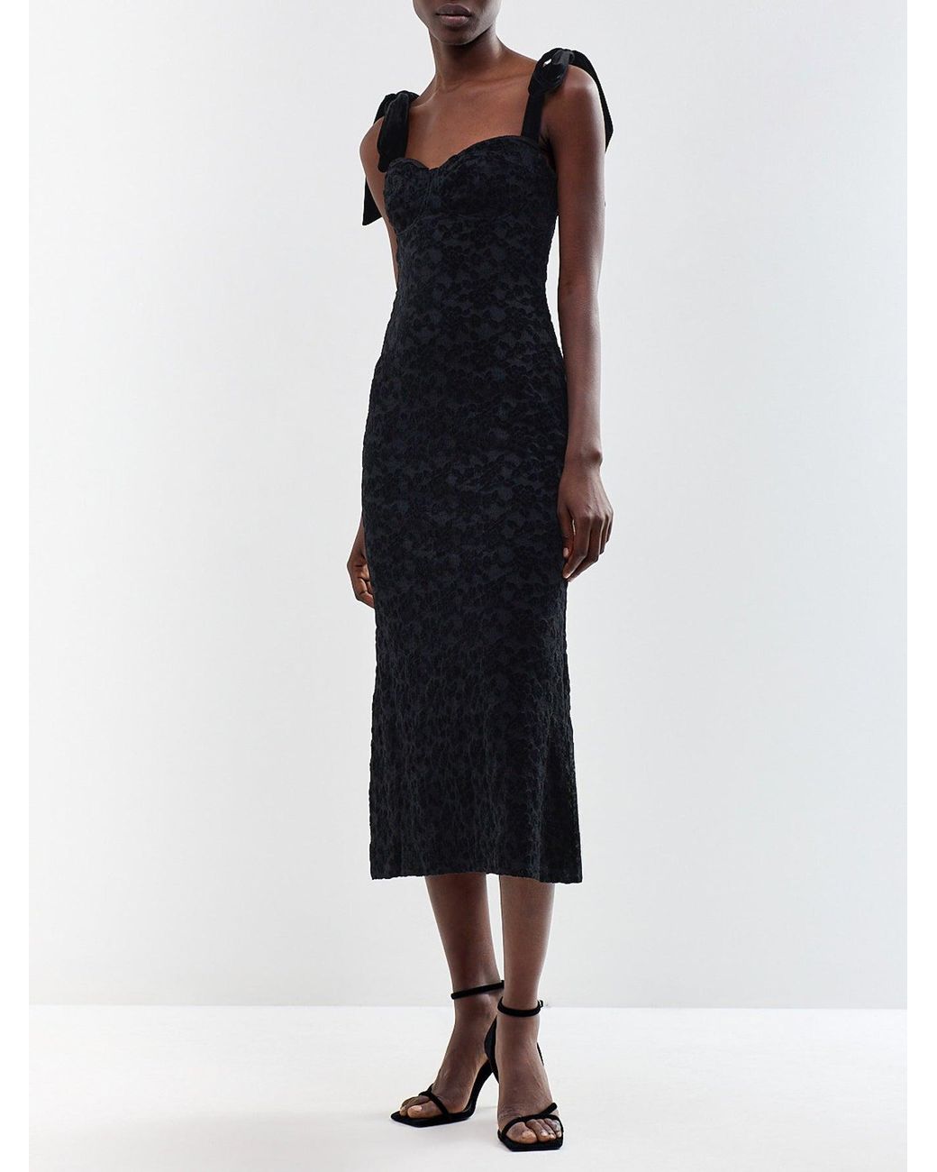 Pretty Lavish Black Serephina Lace Midaxi Dress