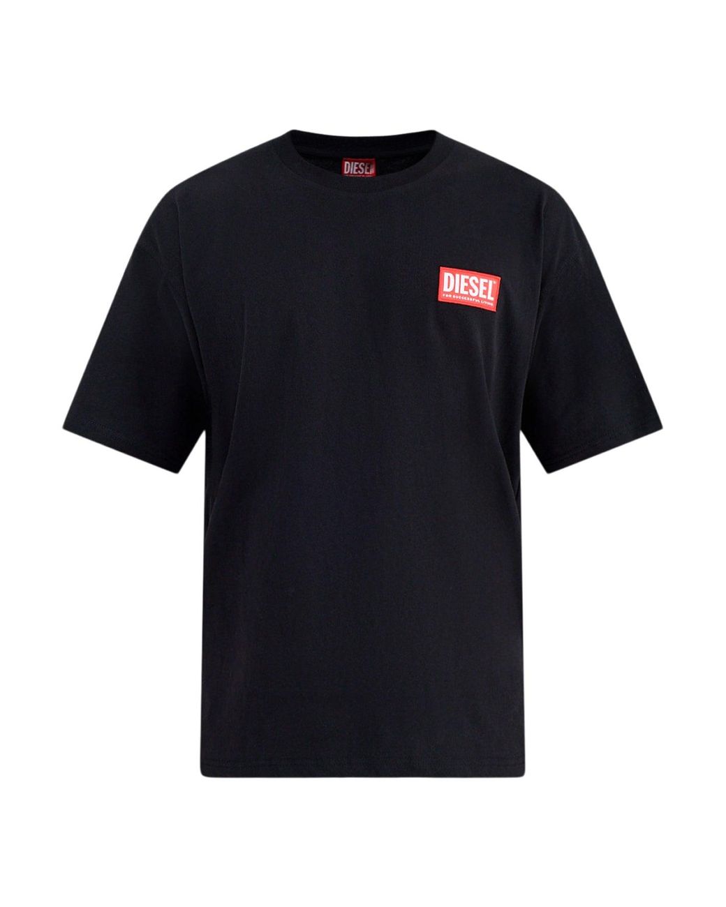 DIESEL Black T-Boxt-Lab T-Shirt for men