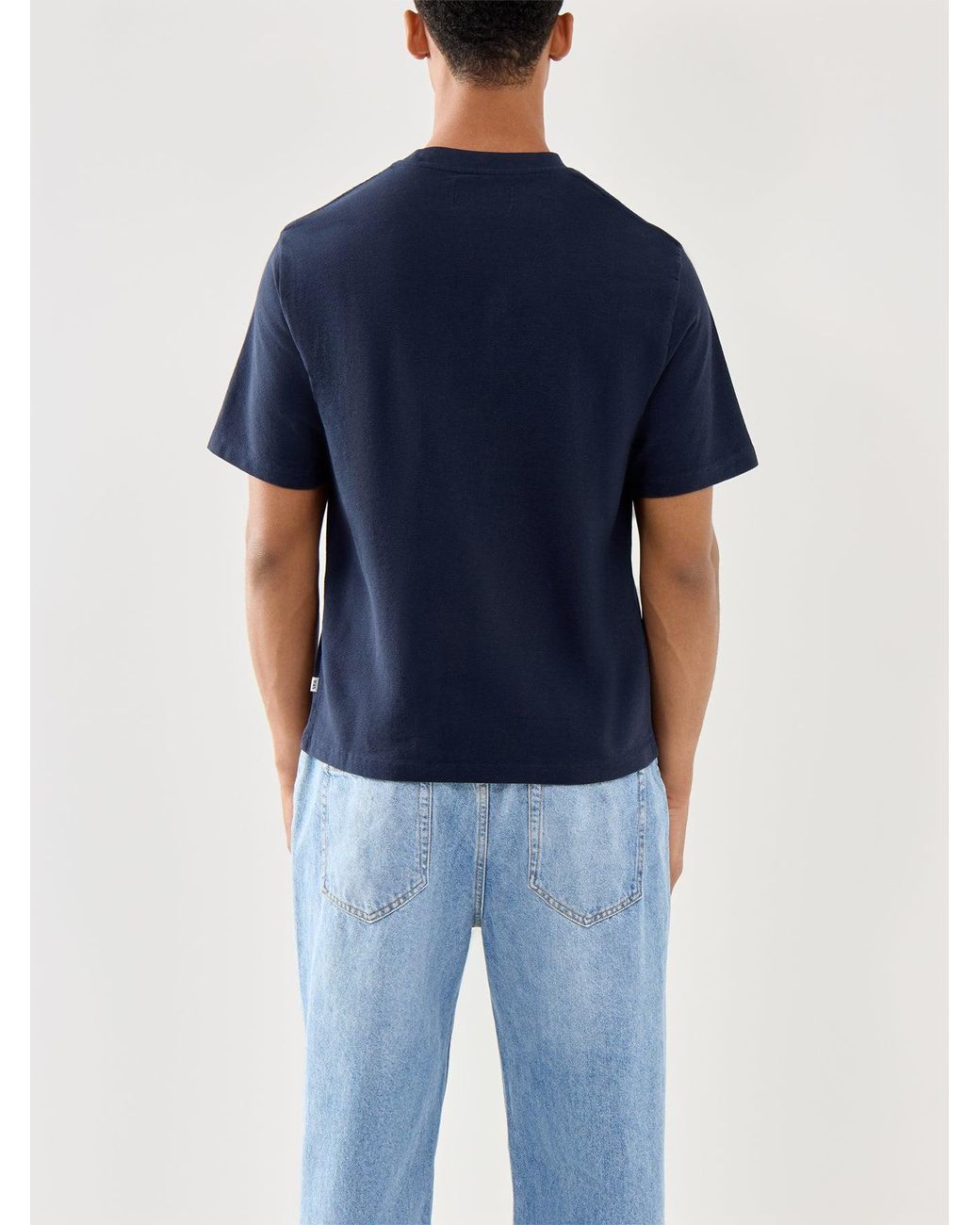 Wax London Blue Dean Short Sleeve Tee for men
