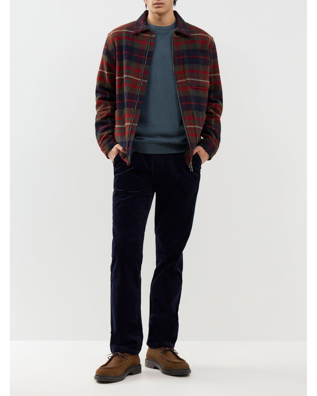 Jack & Jones Blue Organic Knitted Crew Neck Jumper for men