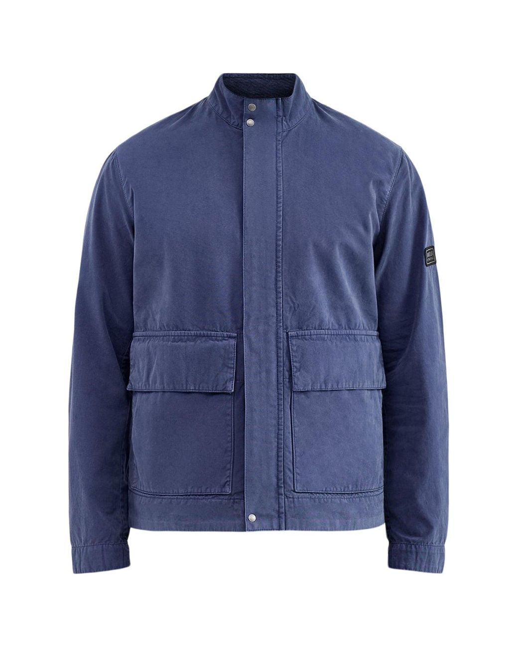 Barbour Blue Melrow Casual Harrington Jacket for men
