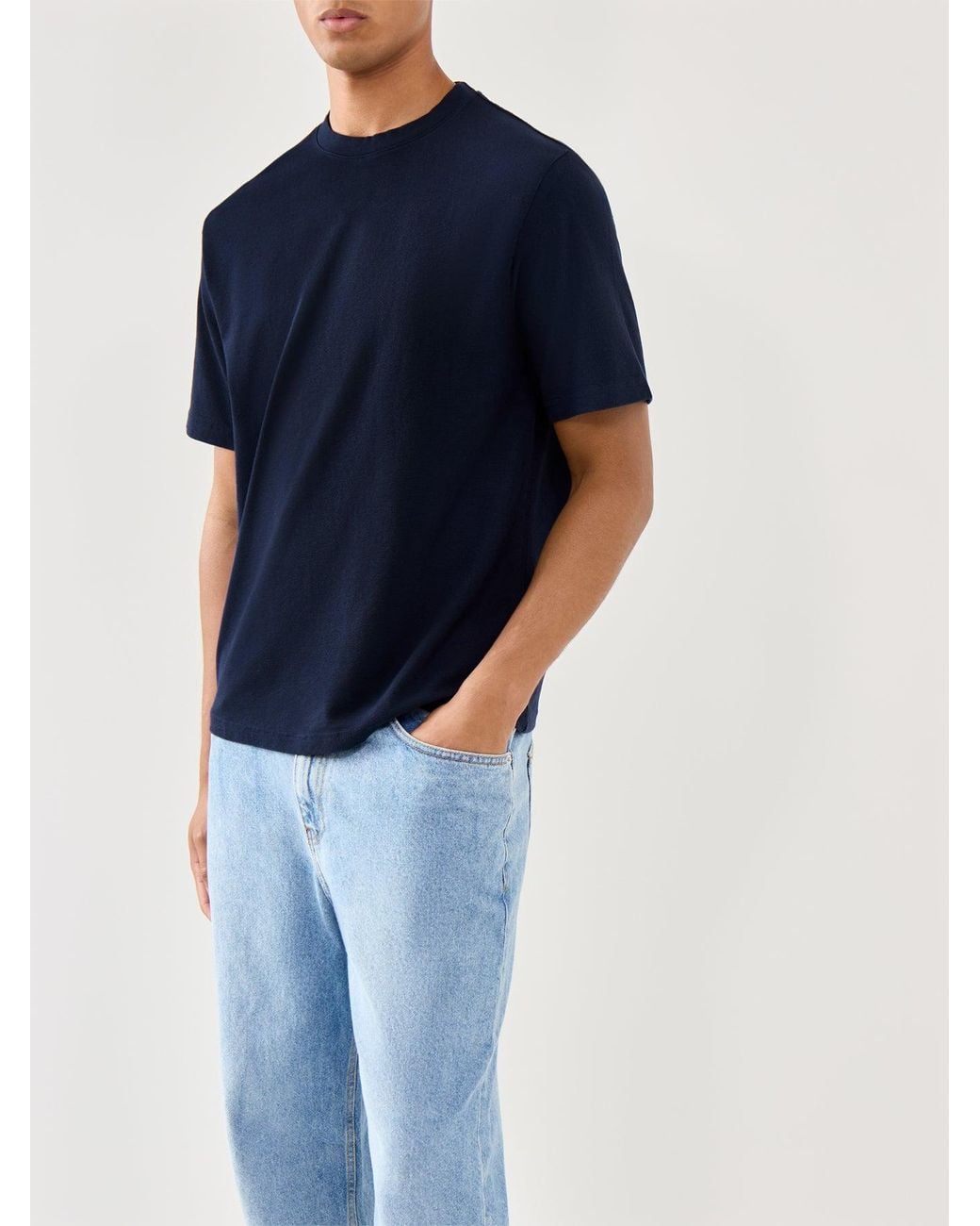 Wax London Blue Dean Short Sleeve Tee for men