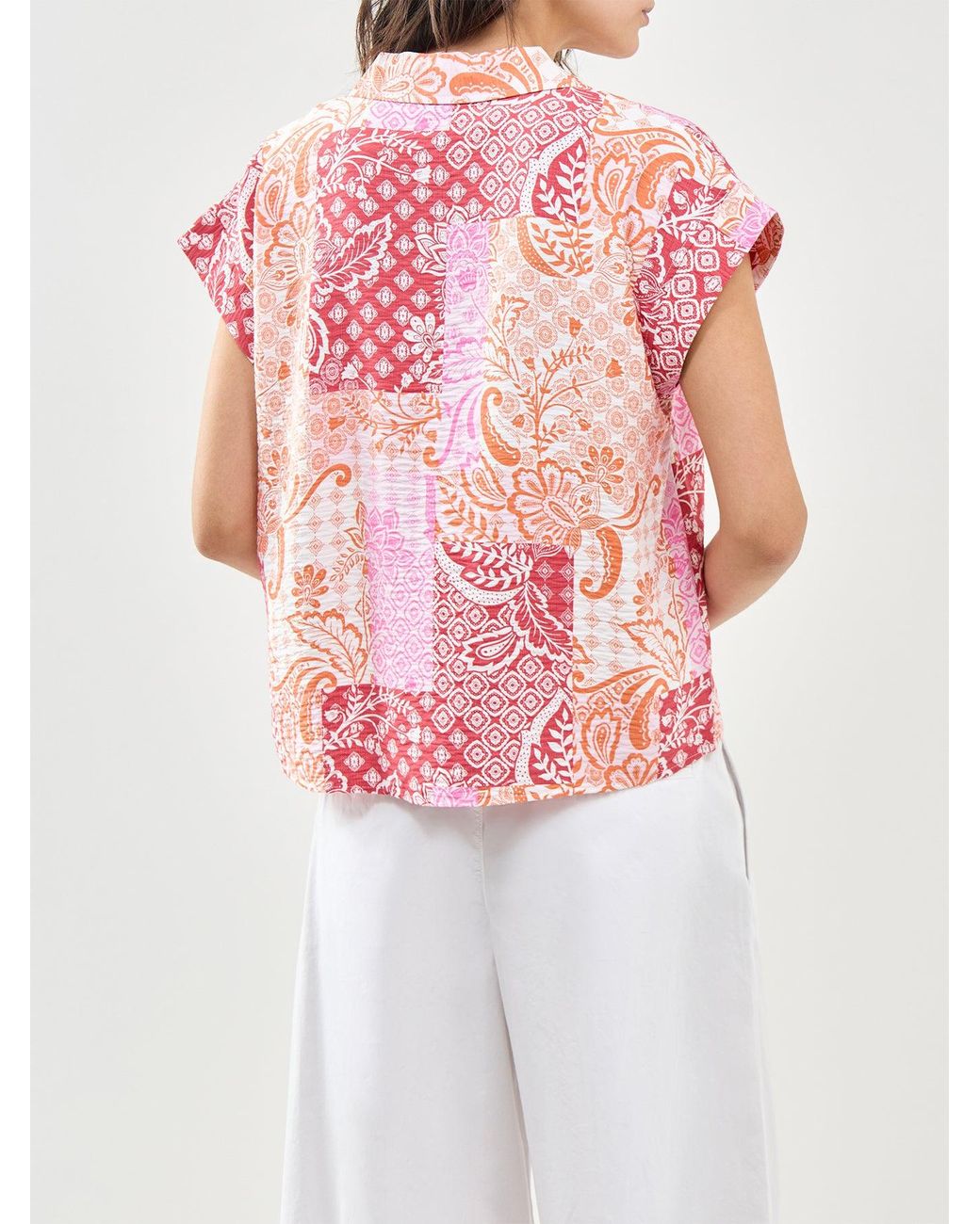 Vero Moda Pink Cille Hilda Wide Shirt
