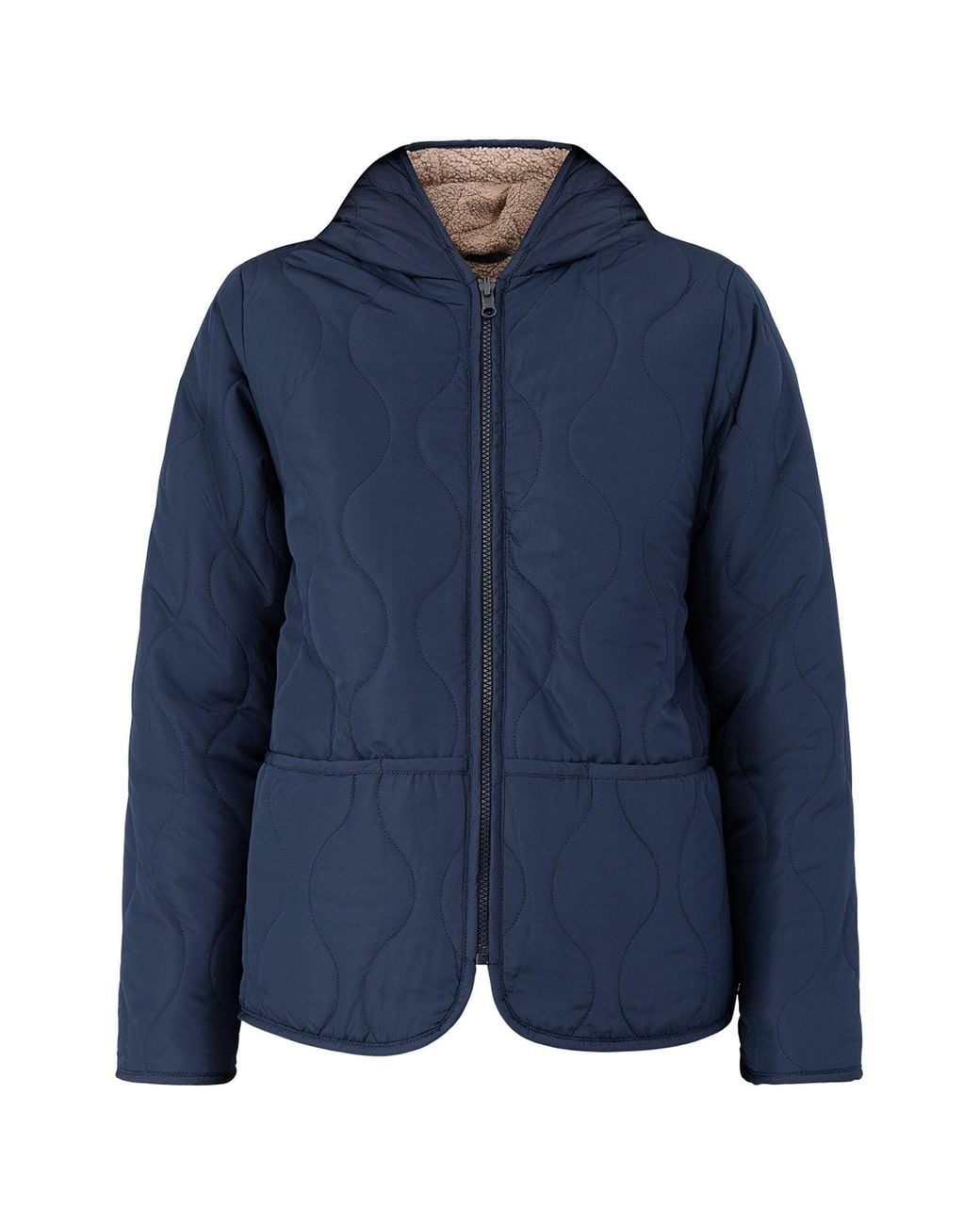 Soya Concept Blue Gela 2 Reversible Faux Shearling Jacket
