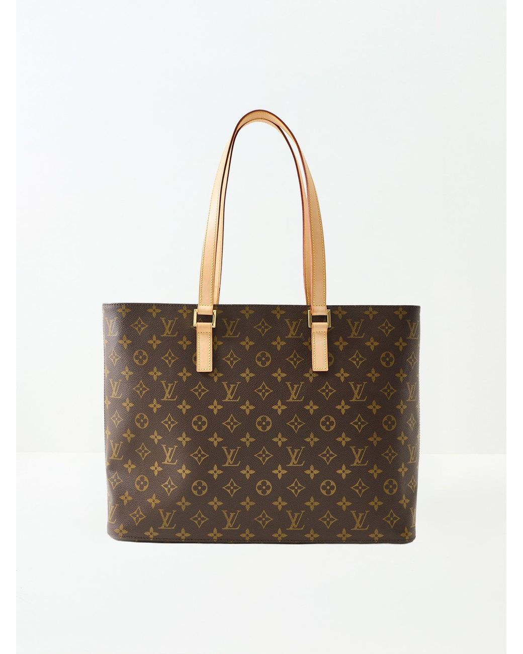 Le Prix Brown Louis Vuitton Monogram Luco Tote Bag