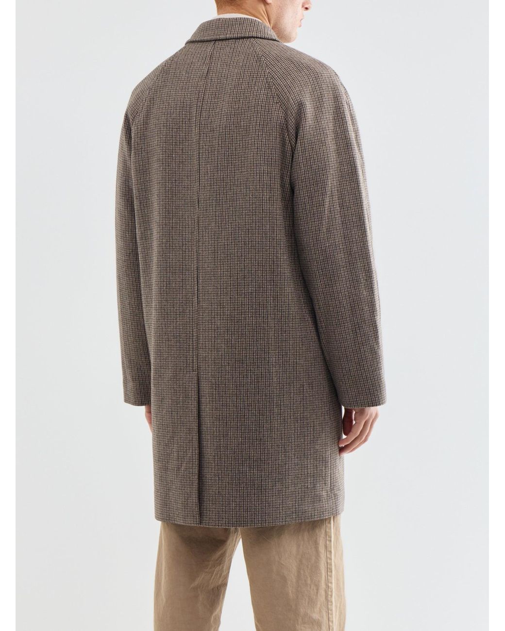 SELECTED Brown Ronnie Car Coat for men