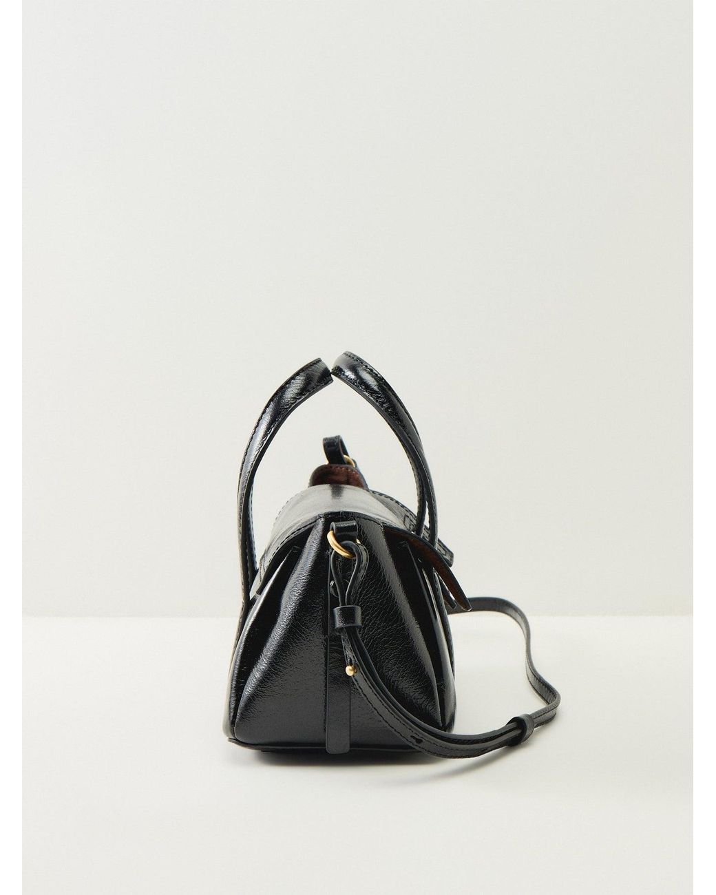 Radley Black Chancery Small Flapover Grab Bag