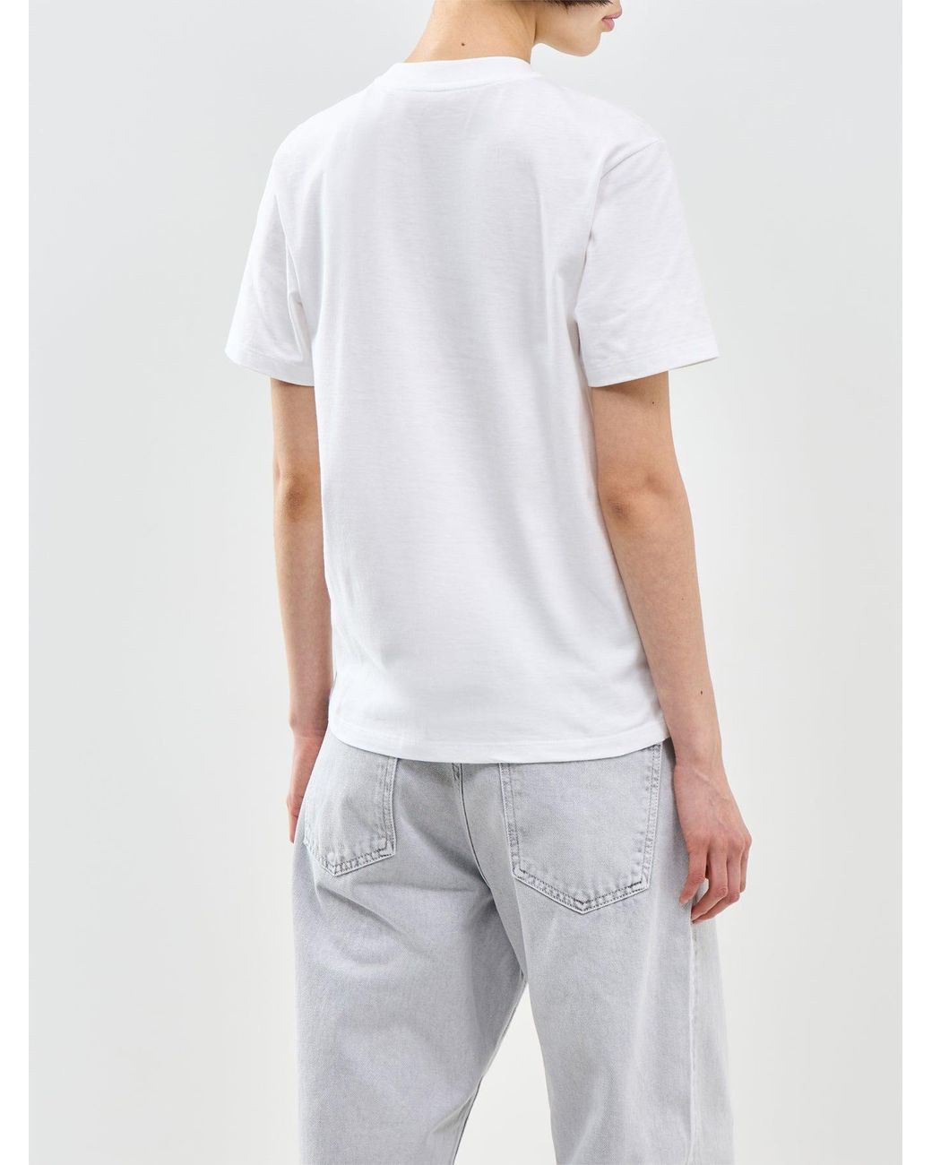 Carhartt White Spray Heart Graphic T-Shirt for men