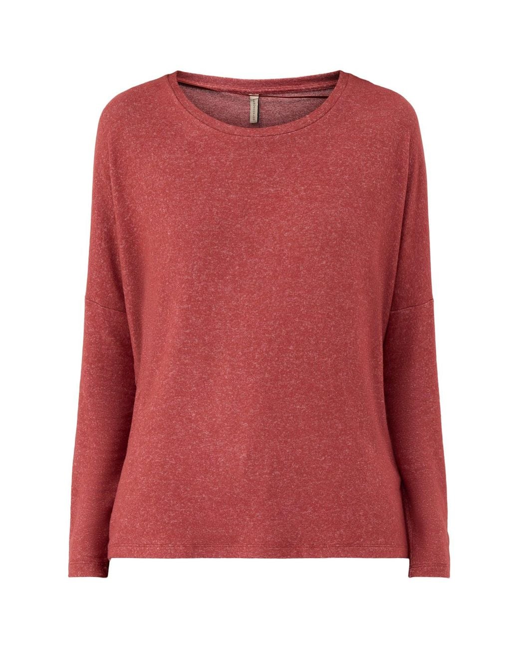 Soya Concept Red Biara 1 Long-Sleeved Blend Knitted Jumper