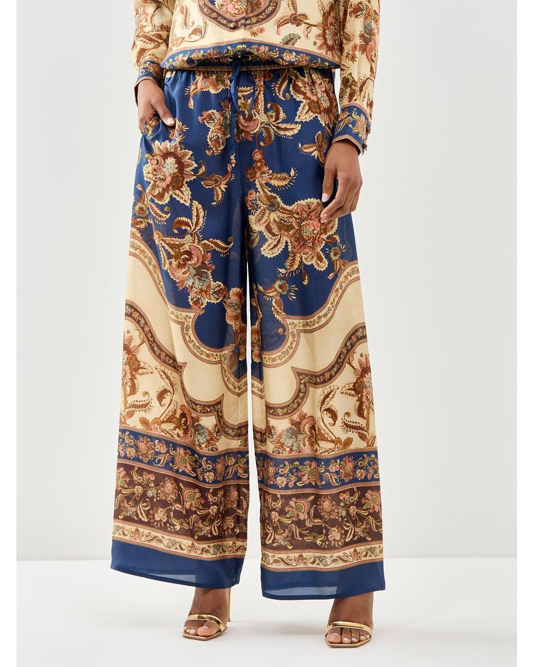 Zimmermann Multicolor Aster Relaxed Trousers Multi