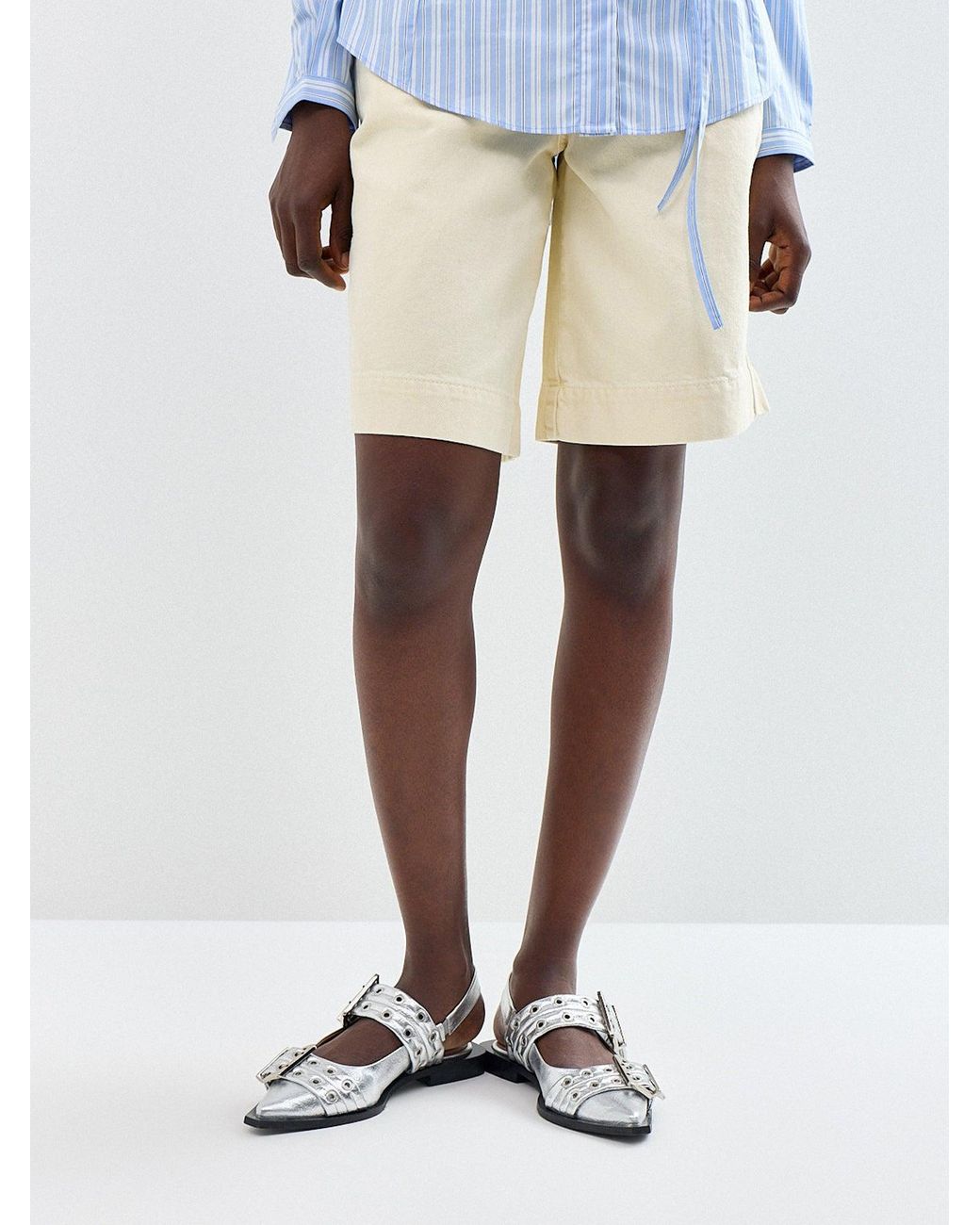 Damson Madder Natural Annie Shorts Butter