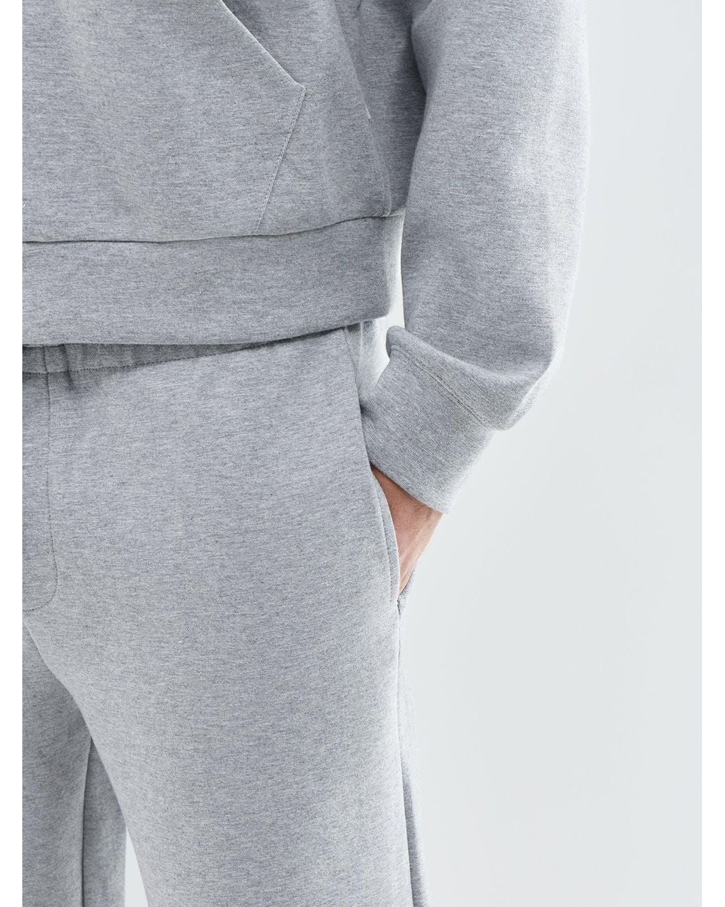 Only & Sons Gray Goyle Wide-Leg Blend Scuba Joggers for men
