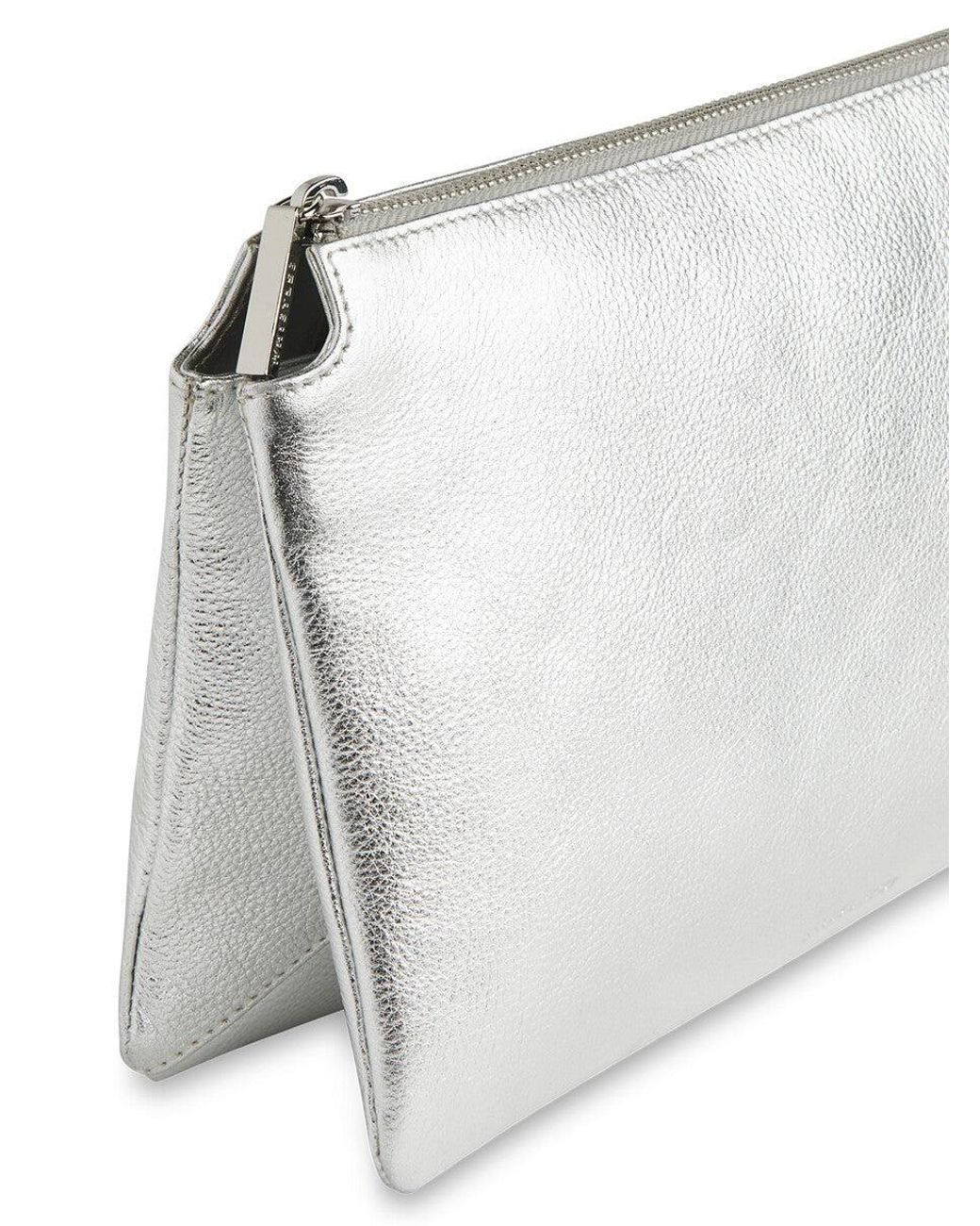 Whistles White Women's Elita Double Pouch Clutch