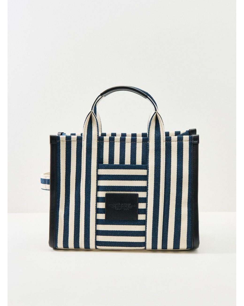 Marc Jacobs Blue Medium Canvas Tote Bag Multi, Cotton