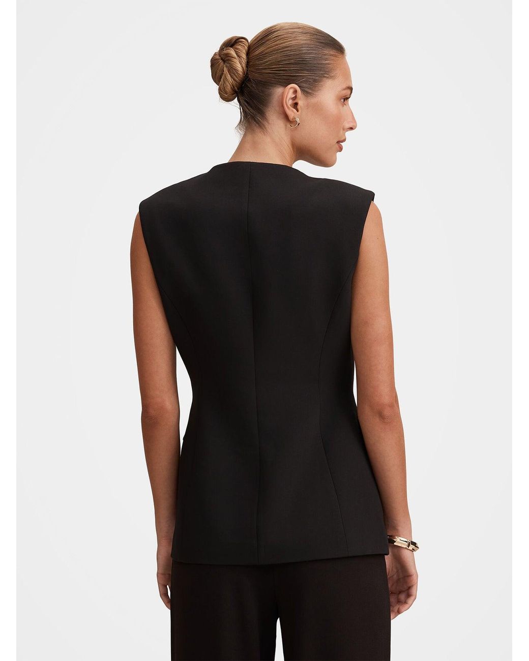 Forever New Black Myra Sleeveless Blazer