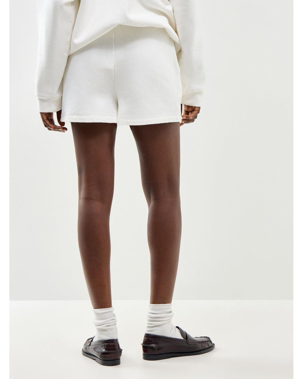 4th & Reckless White Clover Sweat Shorts