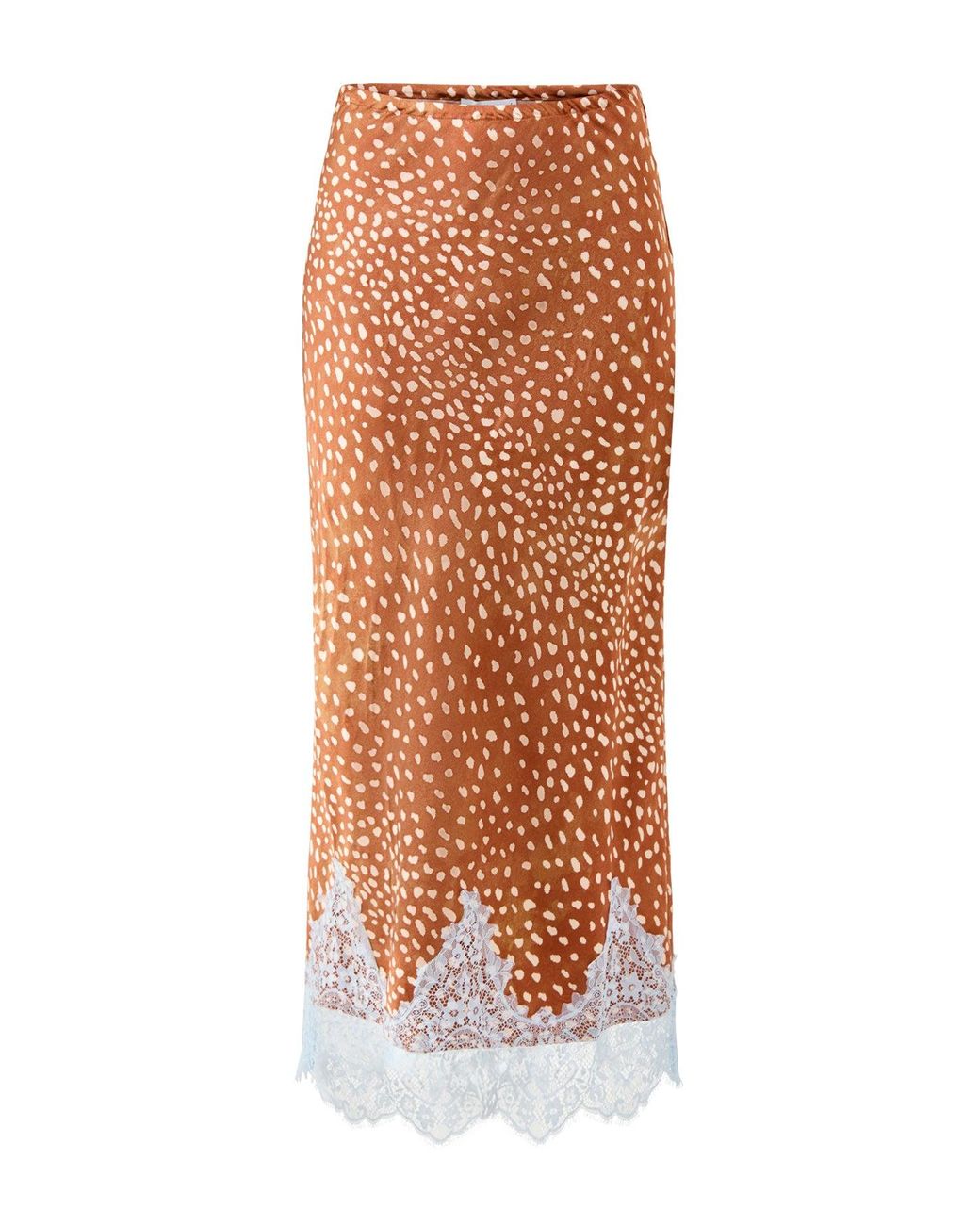 Never Fully Dressed Orange Deer Maeva Maxi Skirt