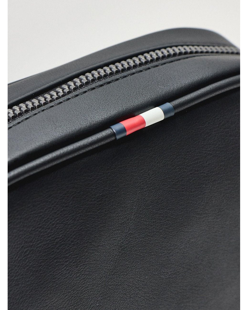 Tommy Hilfiger White Th Foundation Mini Reporter Crossbody Bag for men