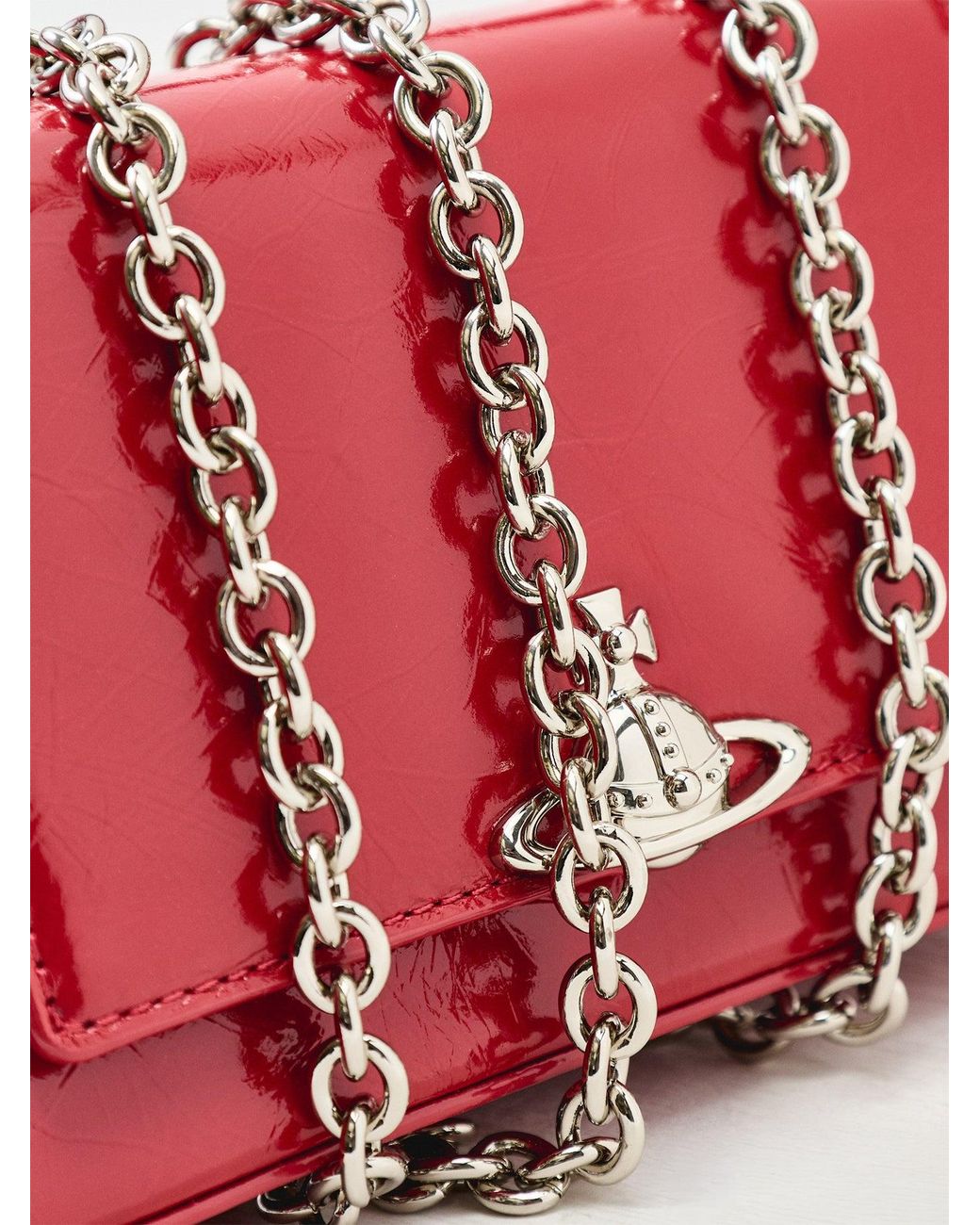 Vivienne Westwood Red Hazel Small Calf Handbag