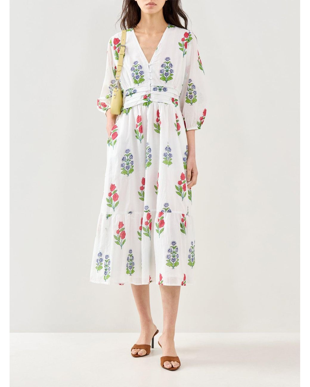 Aspiga White Jyoti Midi Dress