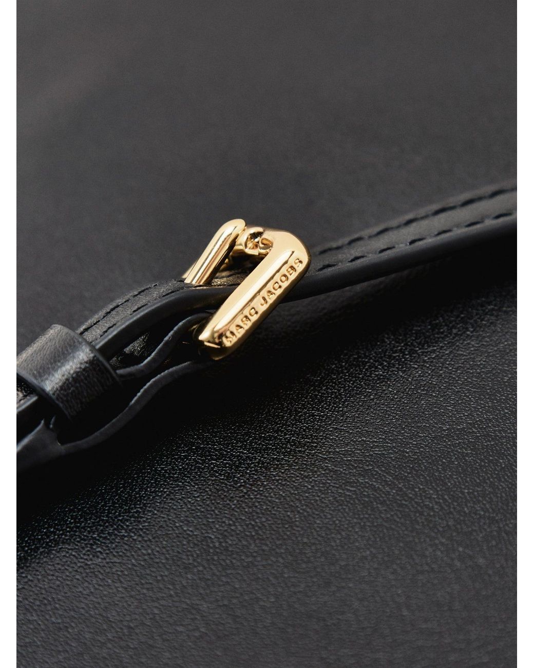 Marc Jacobs Black The Pouch Mini Coated Shoulder Bag