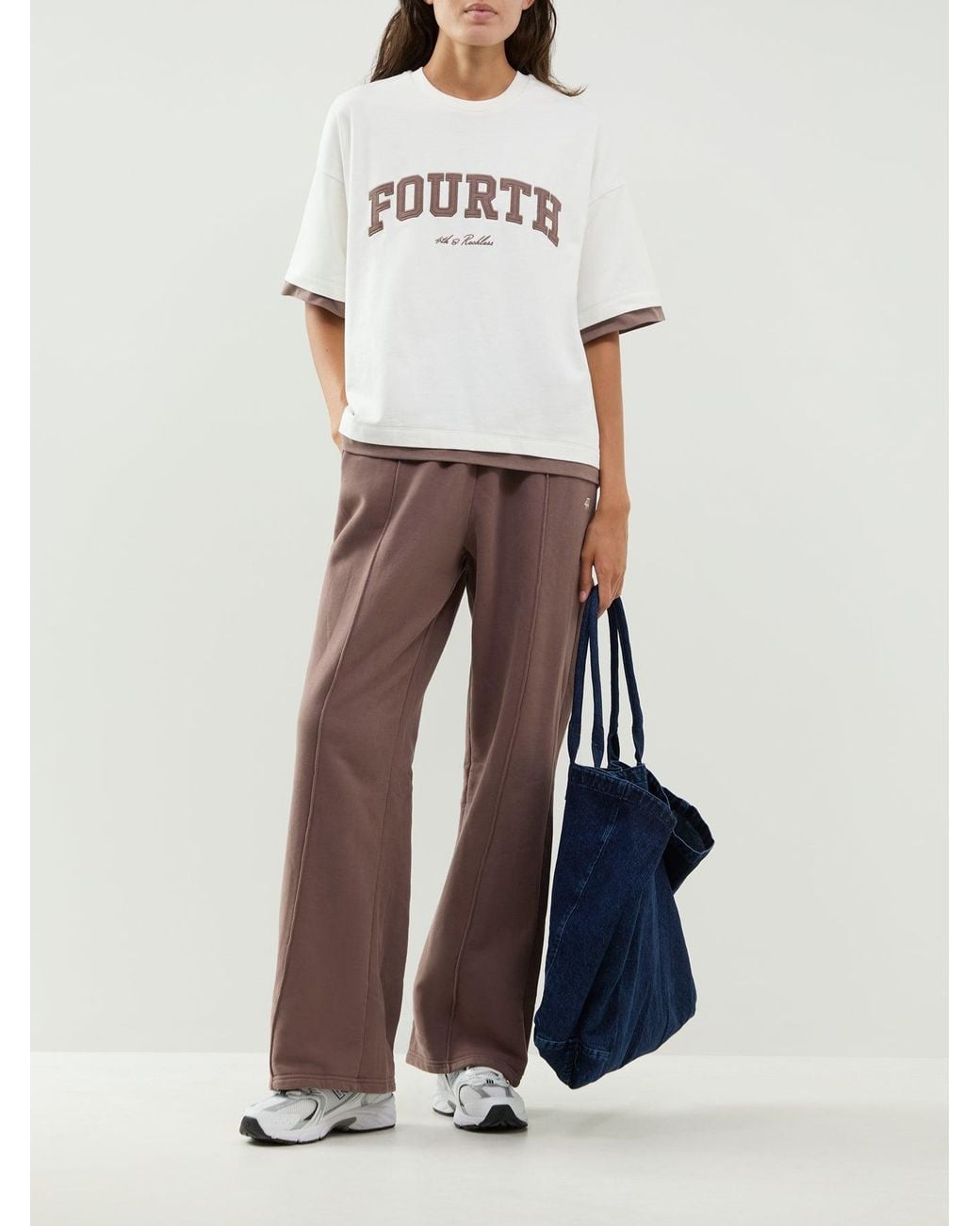 4th & Reckless Brown Fergie Joggers, Cotton