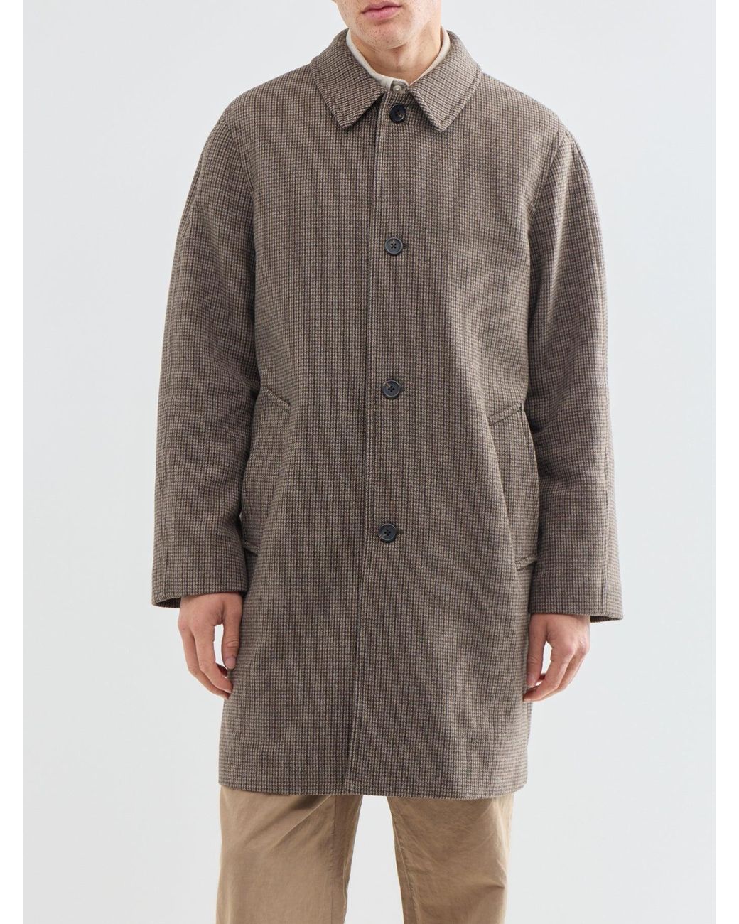 SELECTED Brown Ronnie Car Coat for men