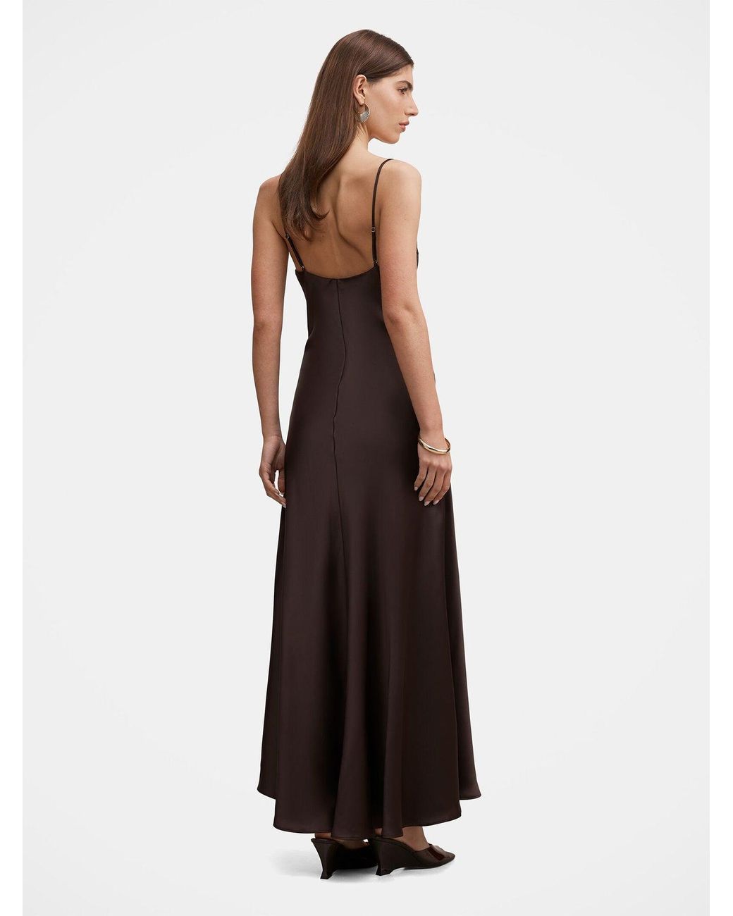 Forever New Blue Tilesha Cowl Slip Maxi Dress