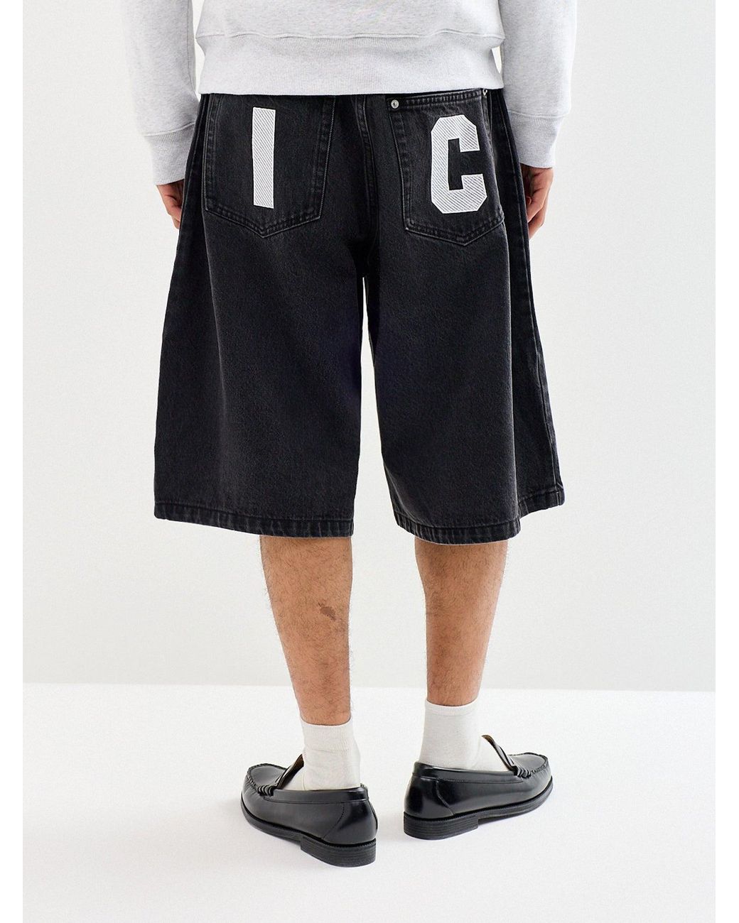 ICECREAM Blue Running Dog Triple Scoop Shorts for men