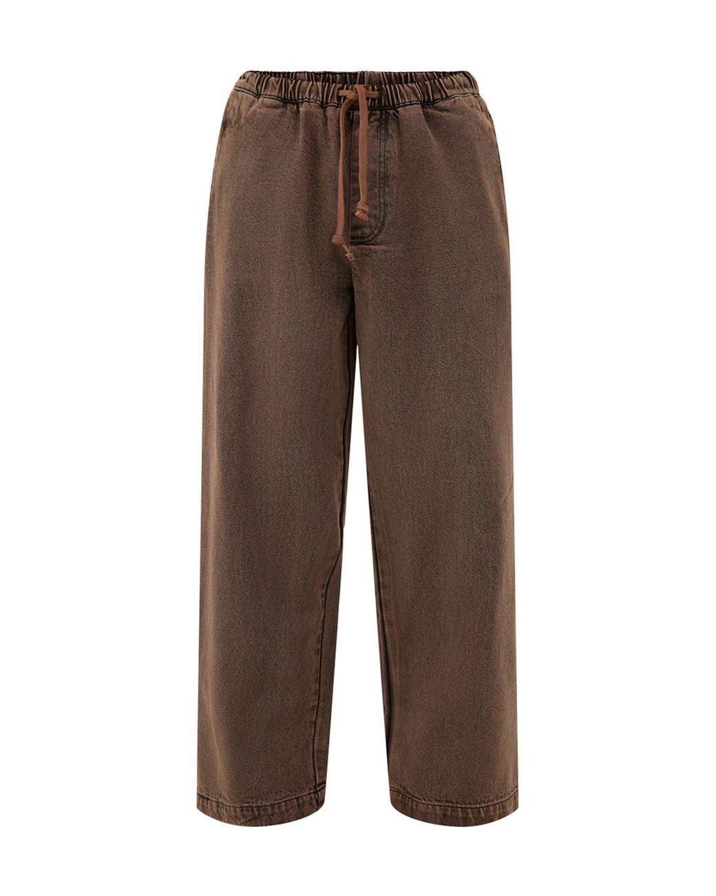 Service Works Brown Od Easy Chef Organic Trousers for men