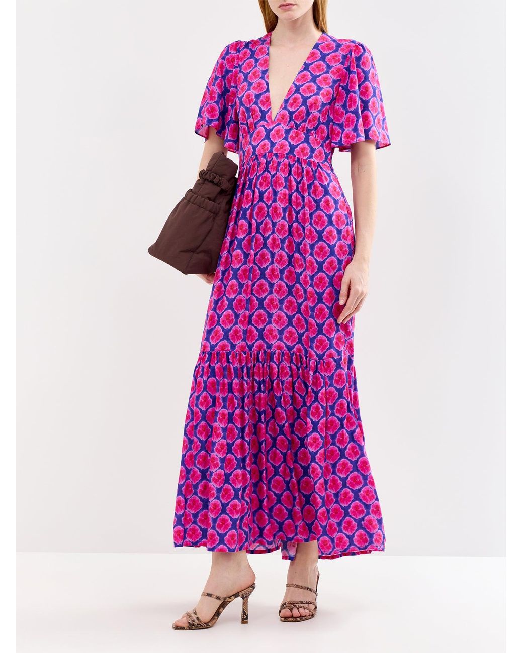 Aspiga Purple Sylvie Ecovero Maxi Dress