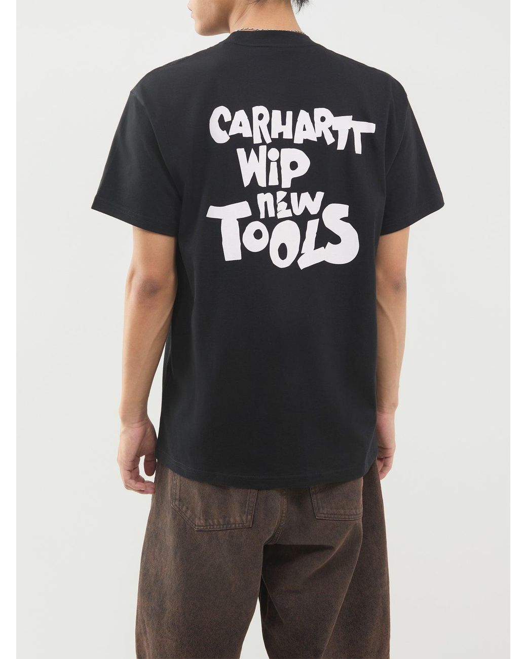 Carhartt Black Organic Cutout T-Shirt for men