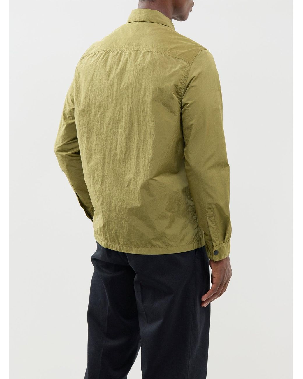 Barbour Green Inline Overshirt for men
