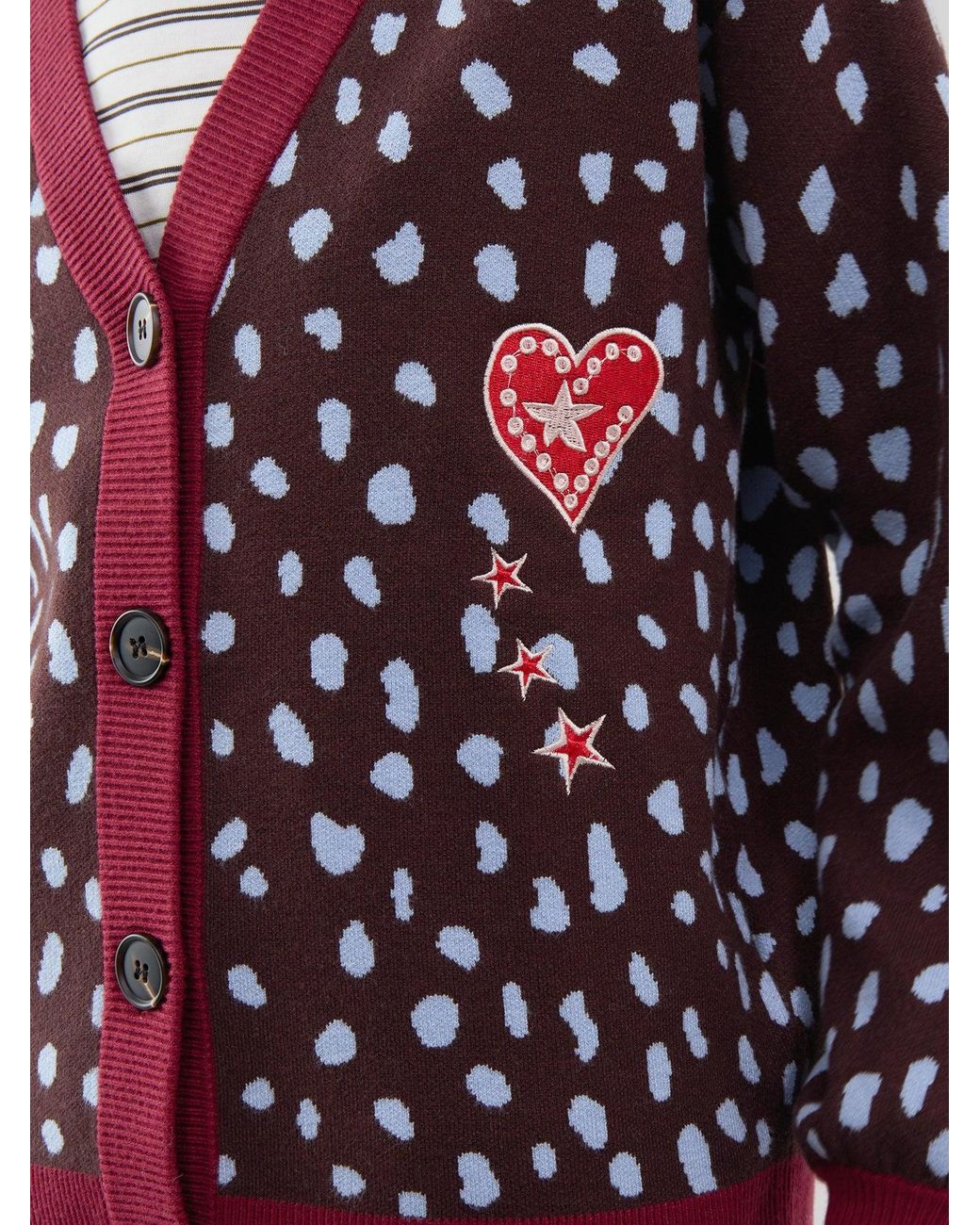 Never Fully Dressed Red Deer Cardigan