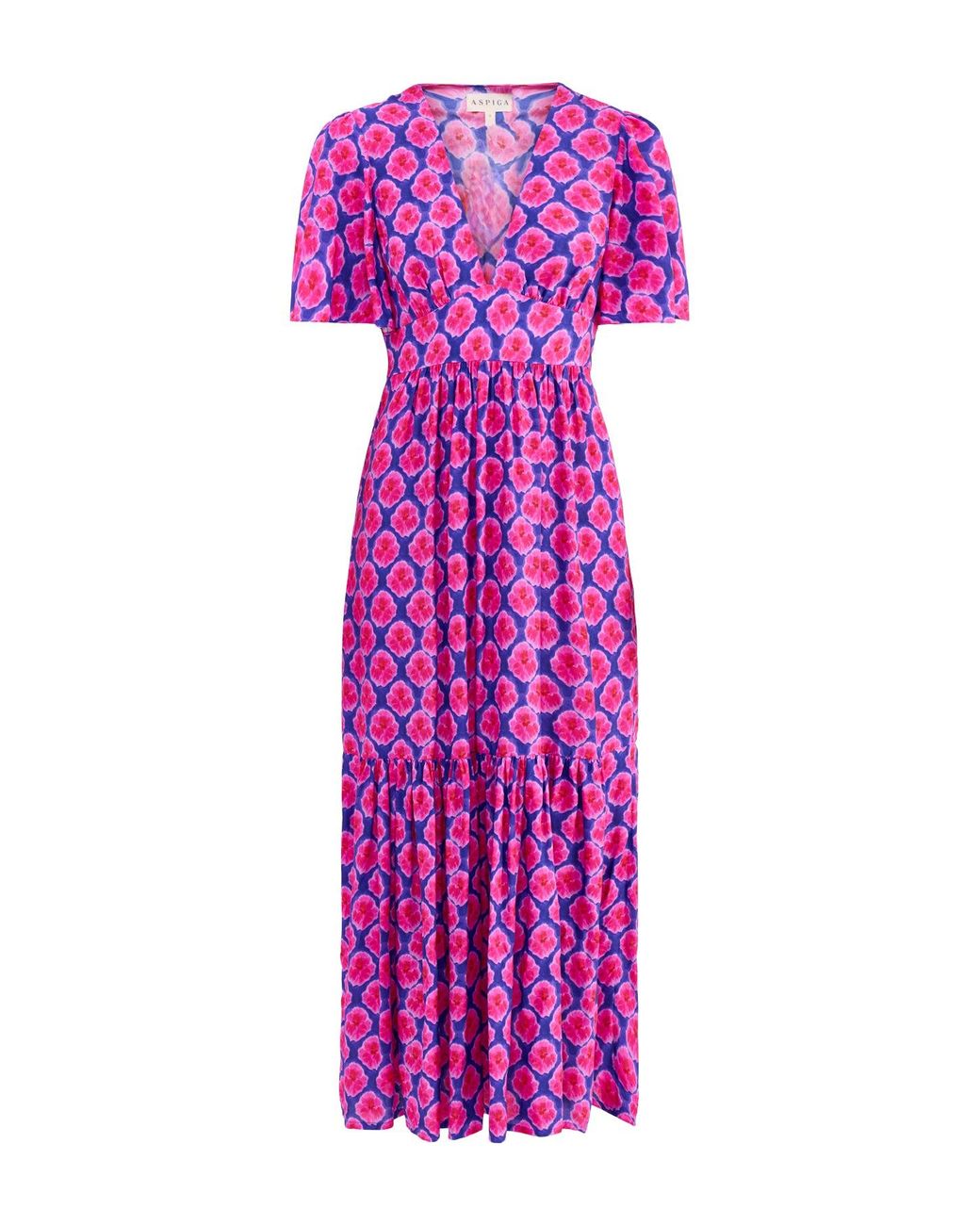 Aspiga Purple Sylvie Ecovero Maxi Dress