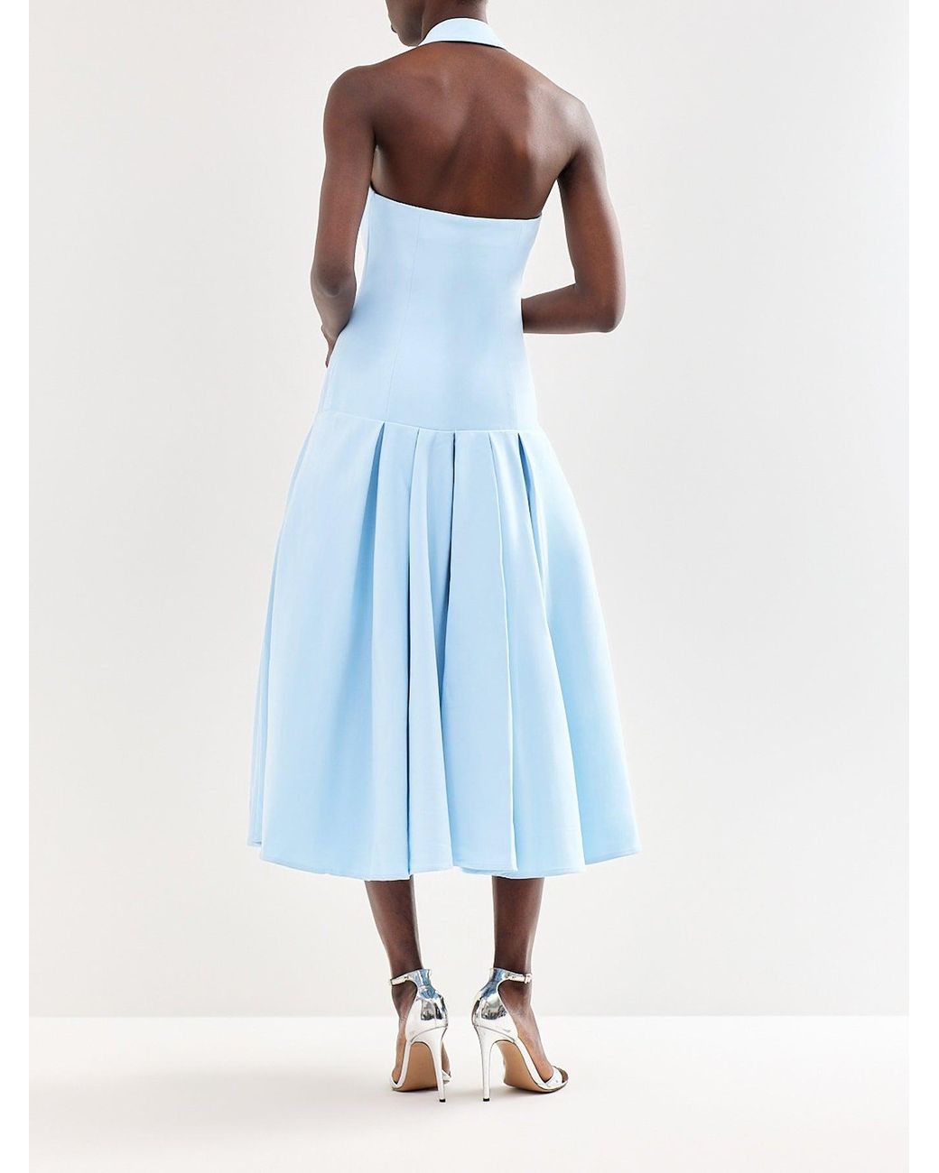 Club L London Blue Elise Midi Dress