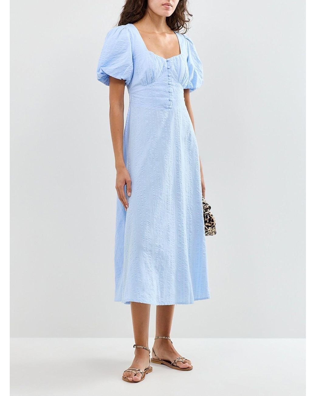 Nobody's Child Blue Melody Midi Dress