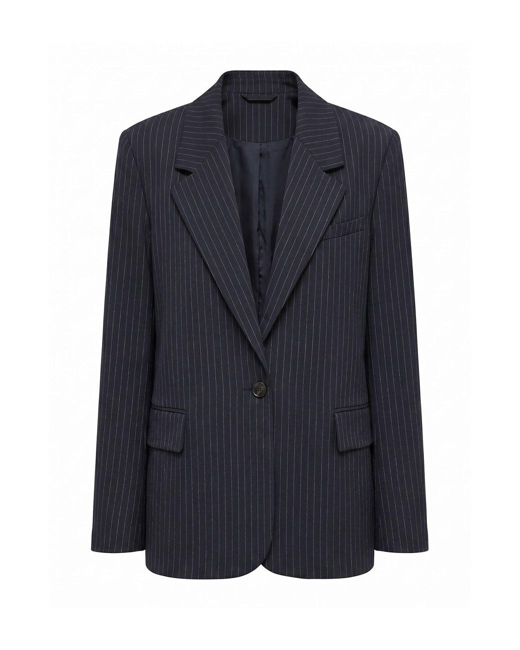 Forever New Blue Paloma Single-Breasted Blazer